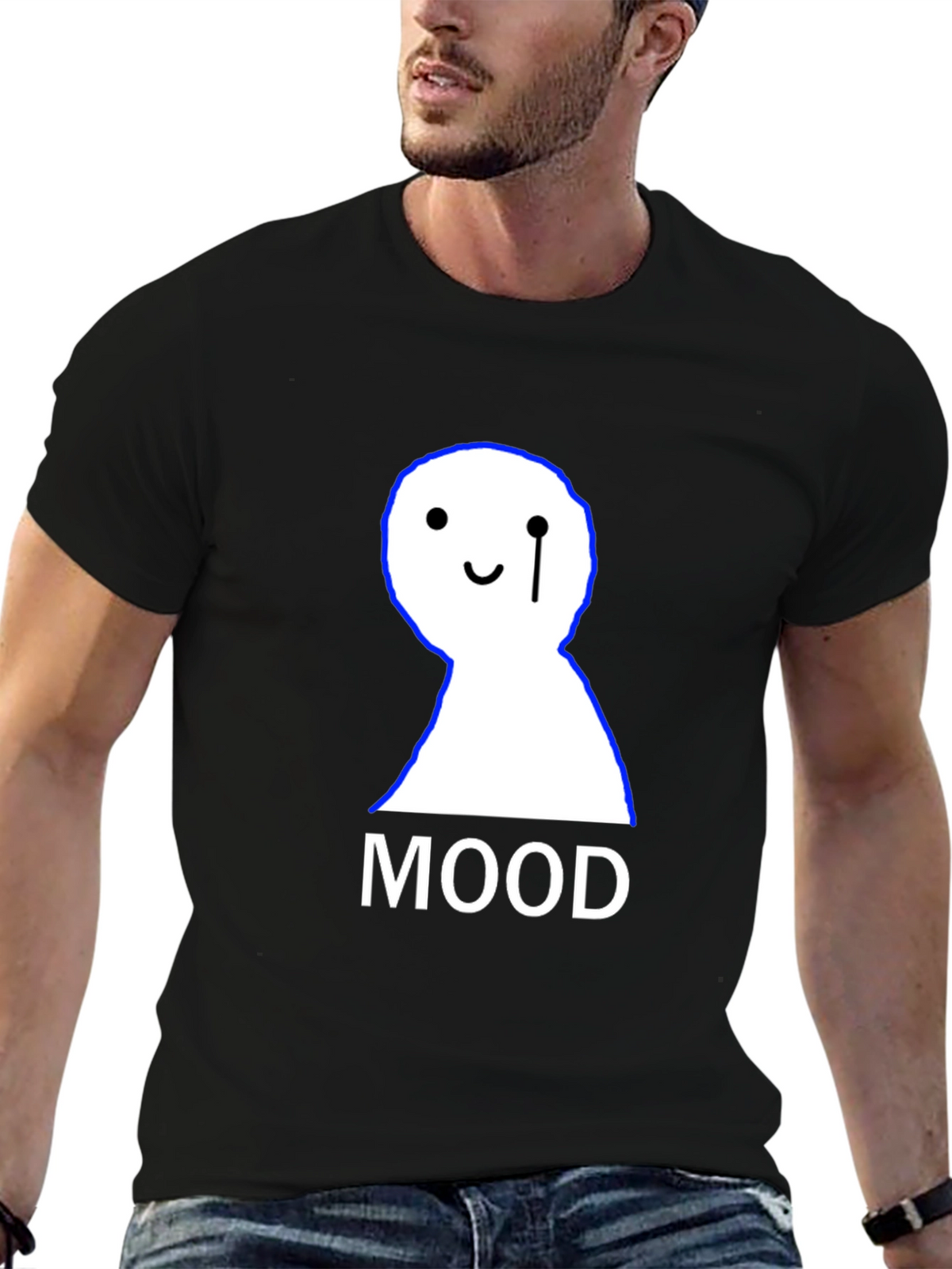 Mood Graphic Print T-Shirt - Relaxed Fit