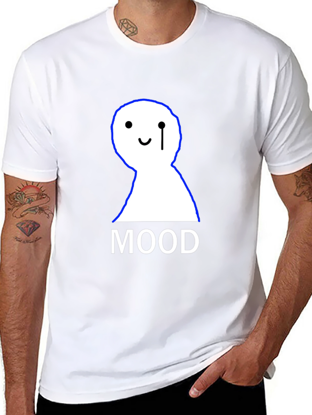 Mood Graphic Print T-Shirt - Relaxed Fit