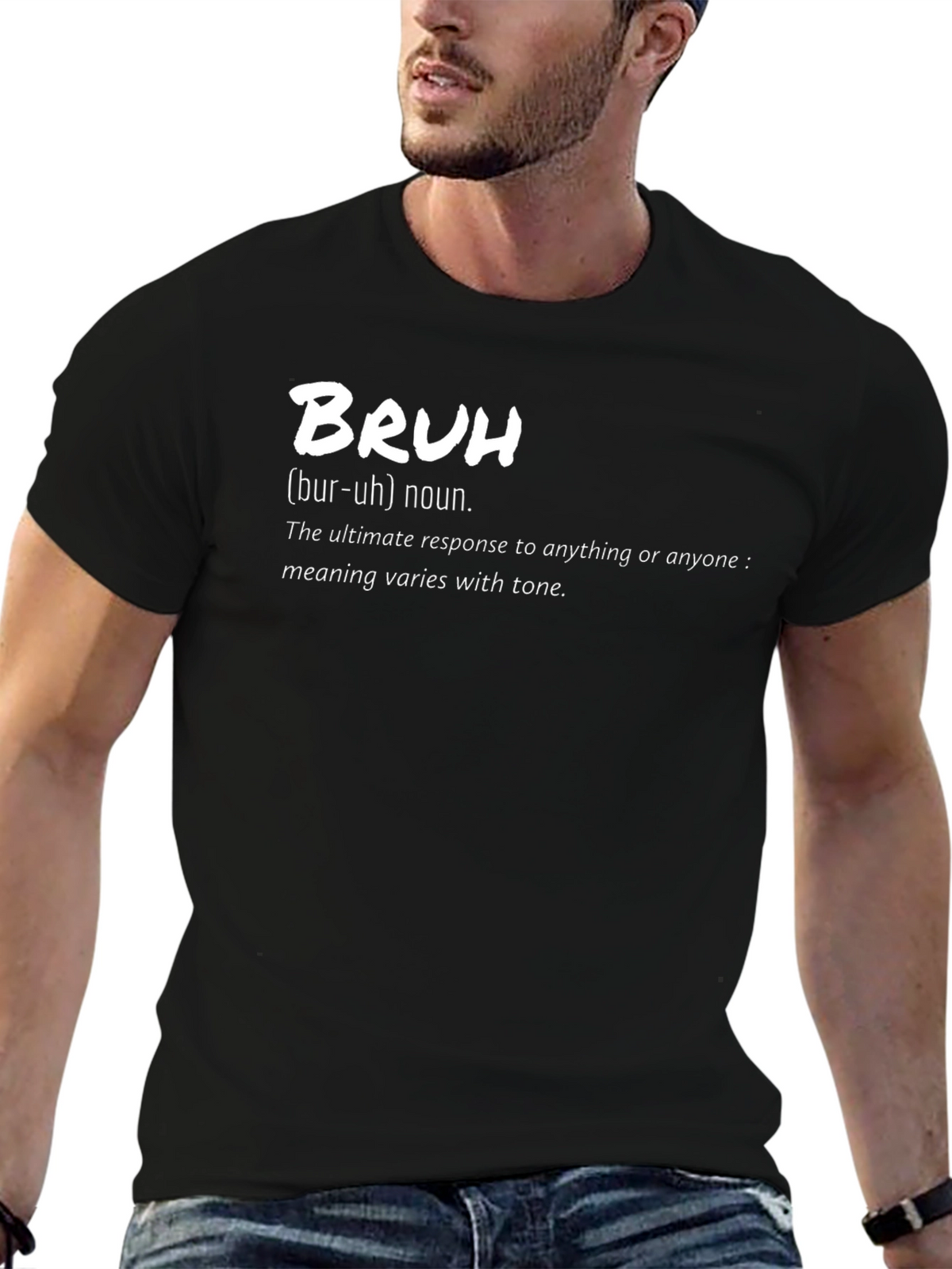 Bruh Definition T-Shirt Funny Sarcastic Meme Tee