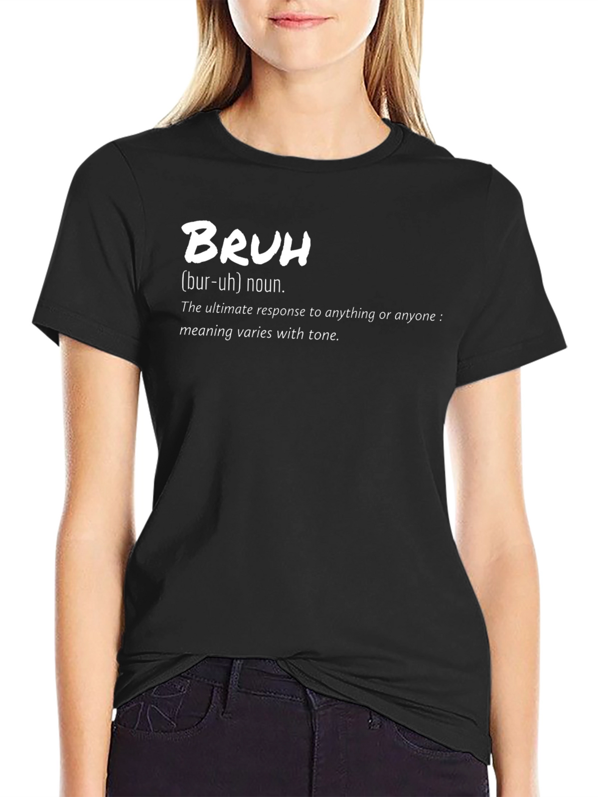Bruh Definition T-Shirt Funny Sarcastic Meme Tee