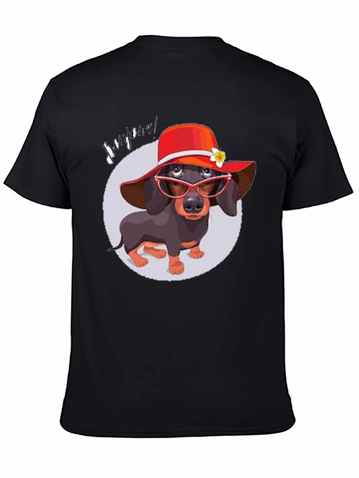 Dachshund in Hat T-Shirt - Funny Dog Lover Tee