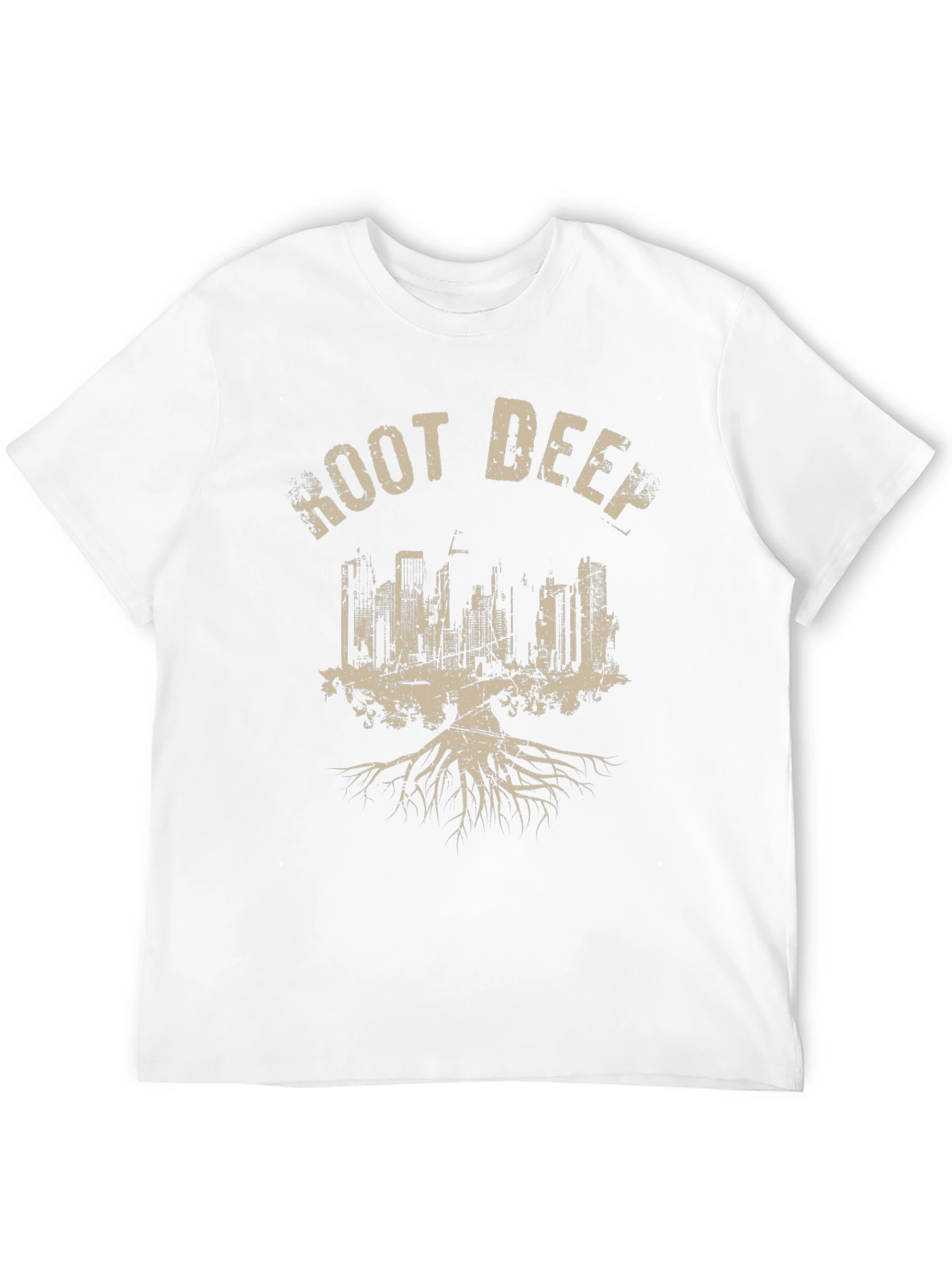 Root Deep T-Shirt - Black Graphic Tee