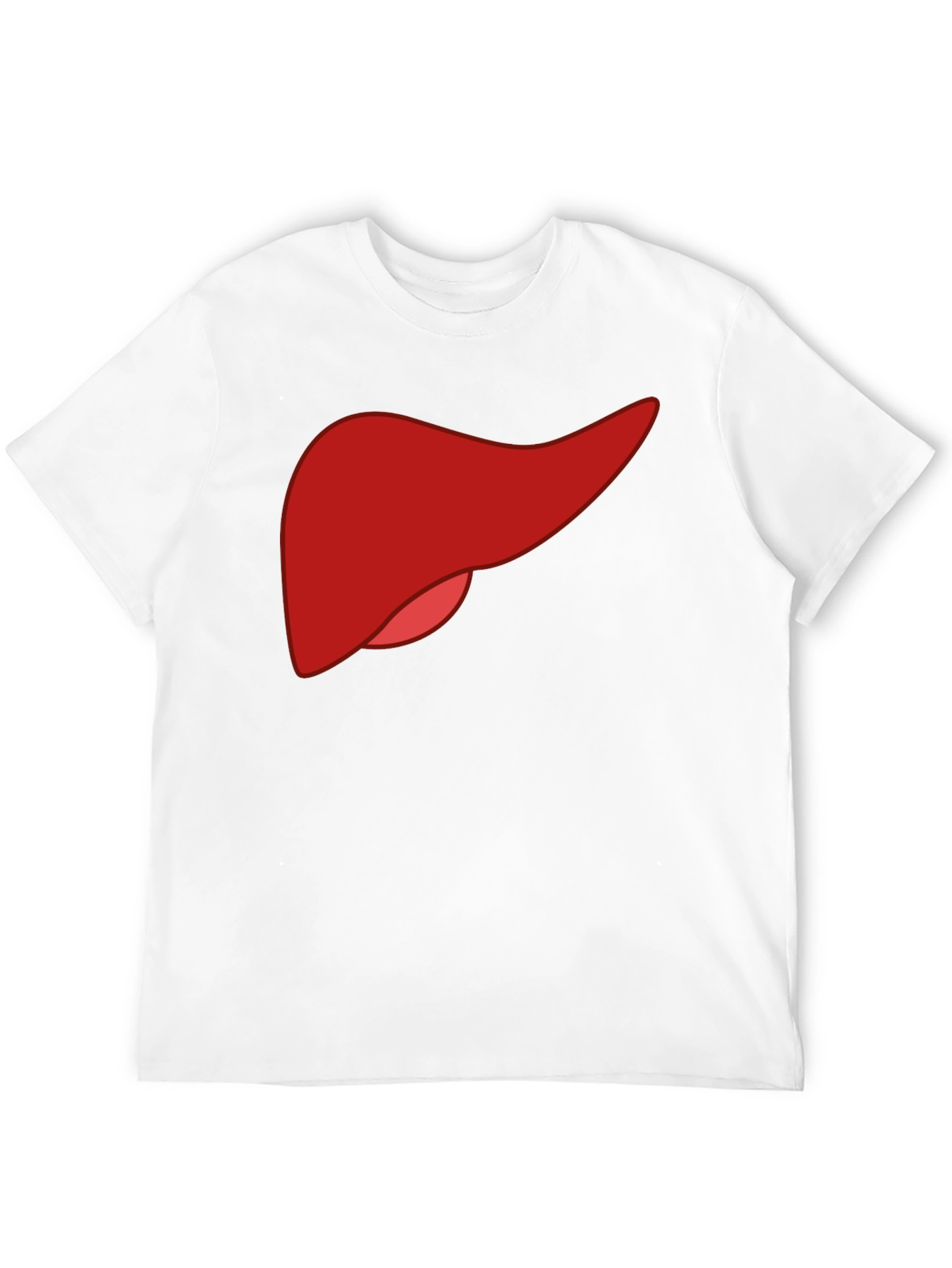 Liver Graphic Black T-Shirt