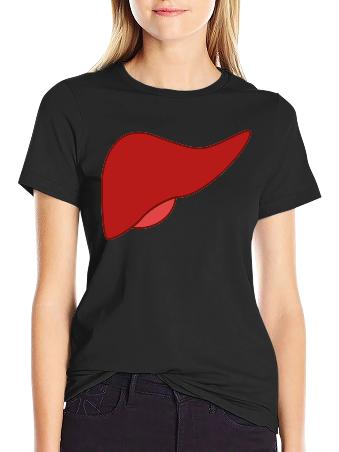 Liver Graphic Black T-Shirt