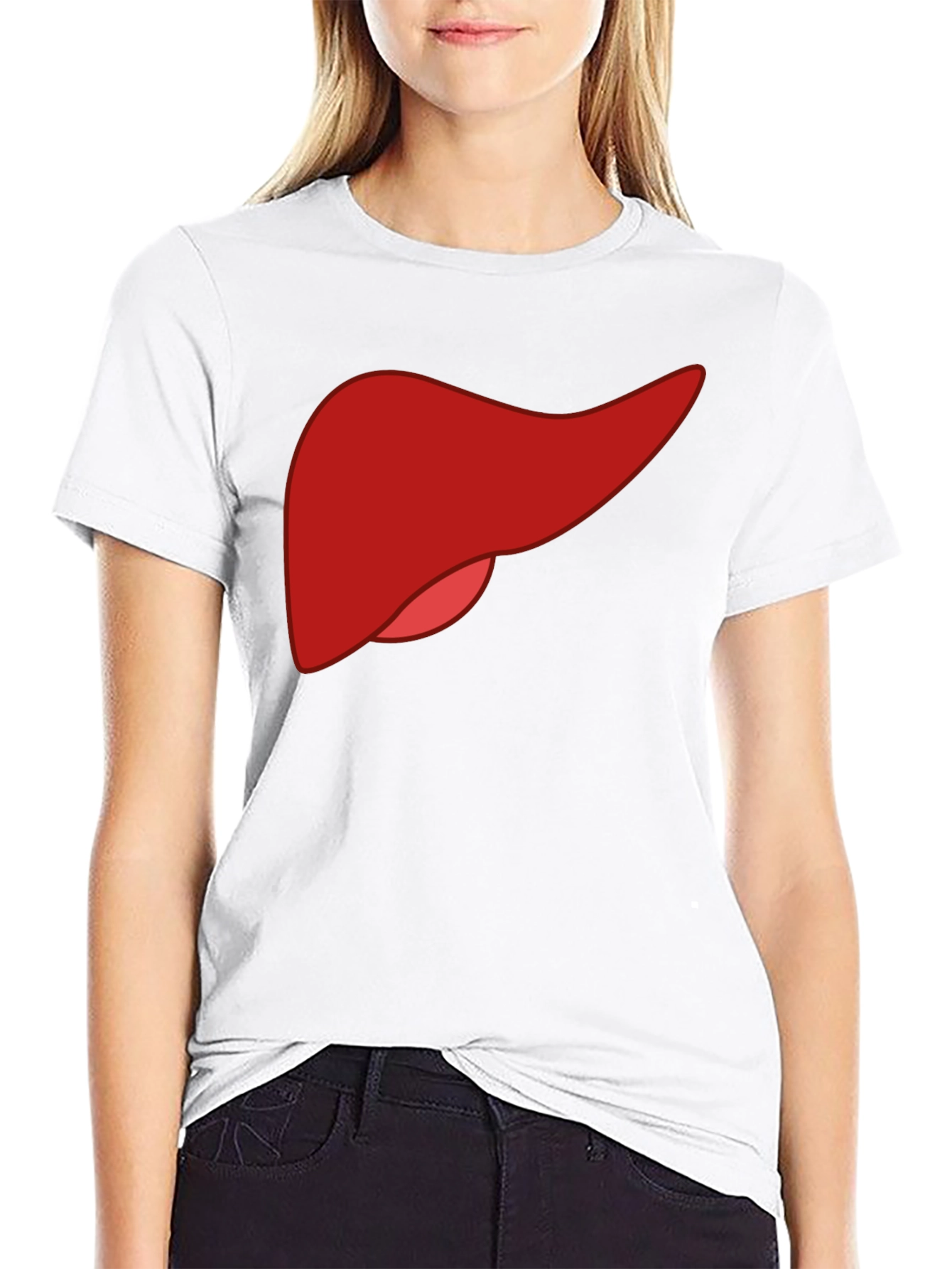 Liver Graphic Black T-Shirt