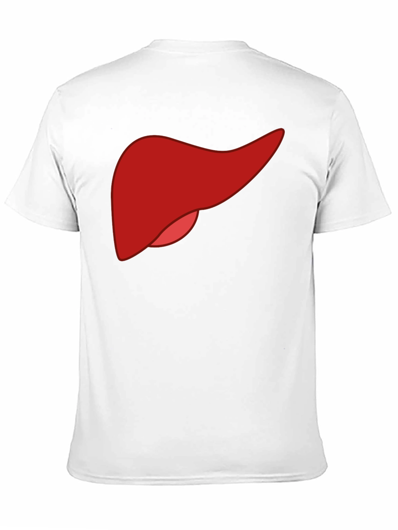 Liver Graphic Black T-Shirt