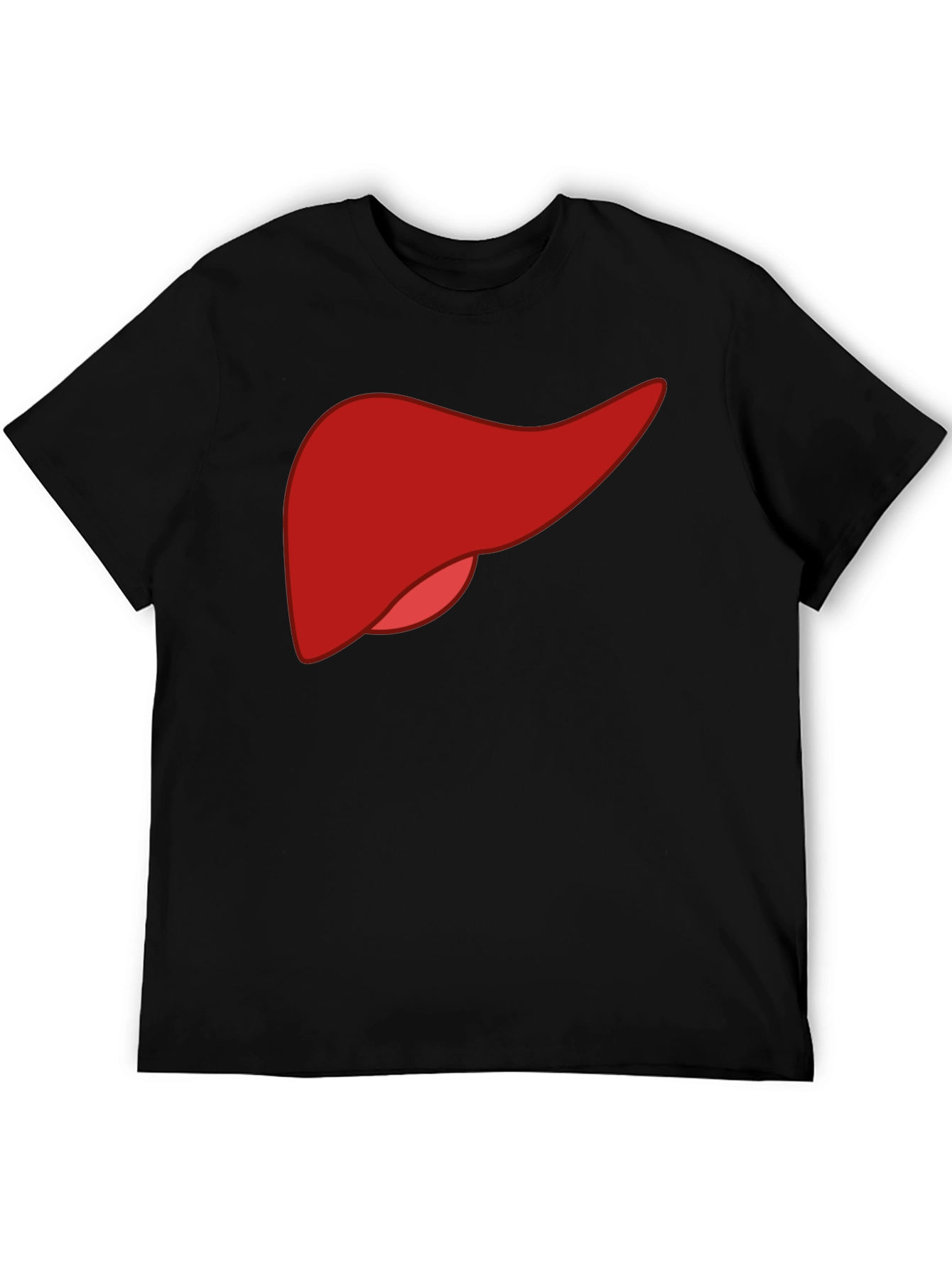 Liver Graphic Black T-Shirt
