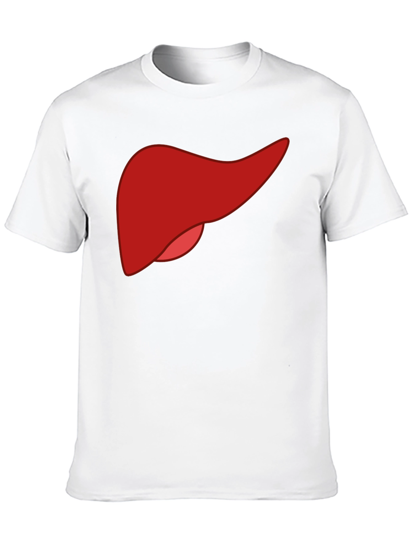 Liver Graphic Black T-Shirt