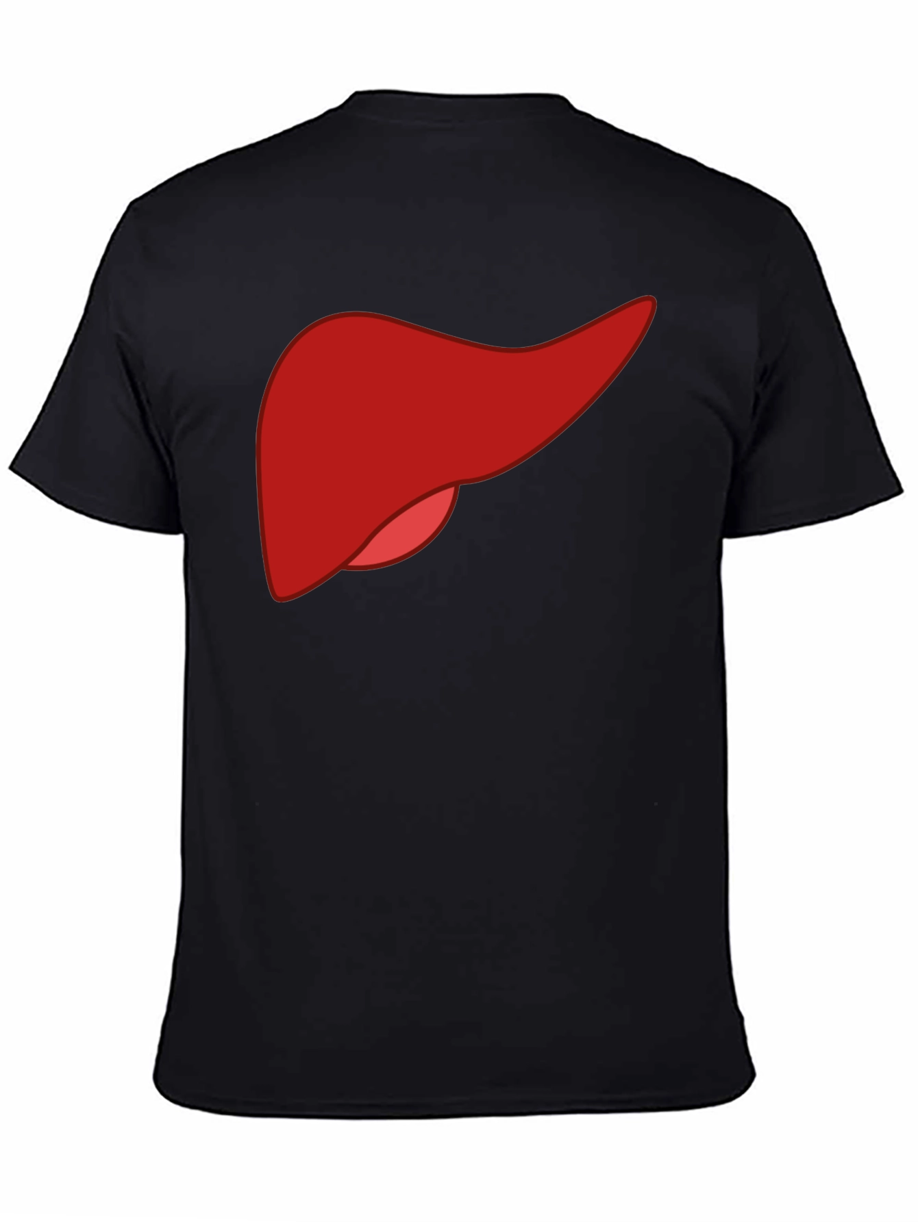 Liver Graphic Black T-Shirt
