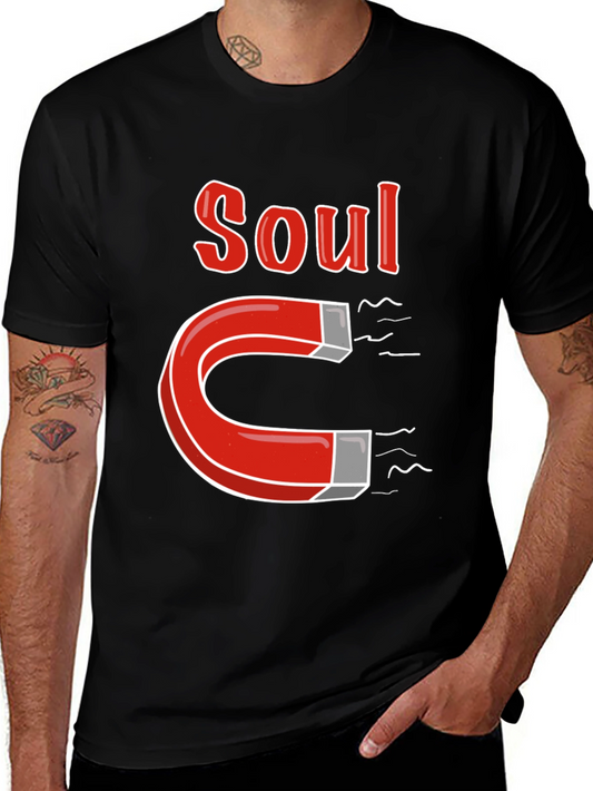 Soul Magnet Graphic T-Shirt - Black