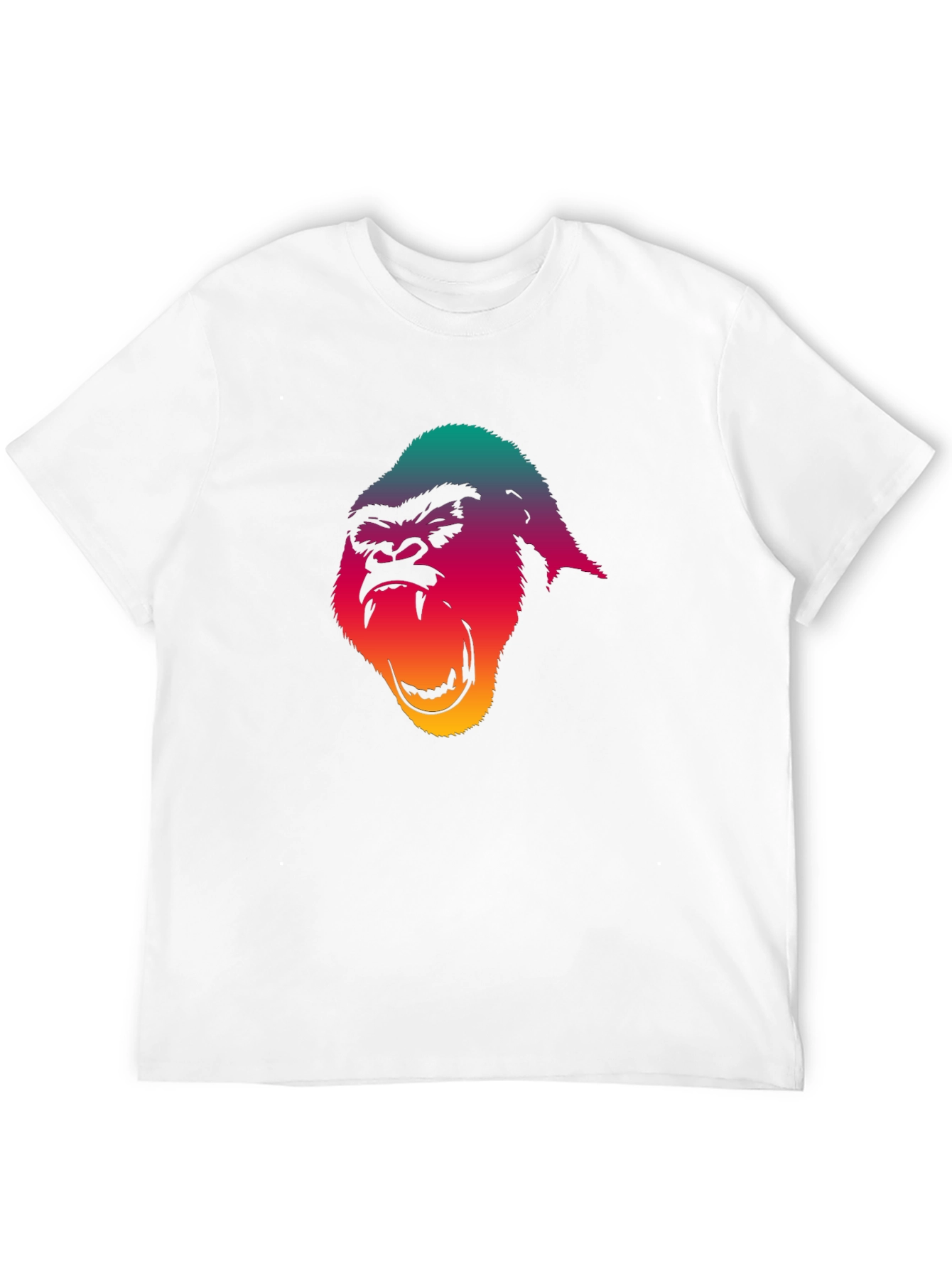 Gorilla Graphic Print Black T-Shirt