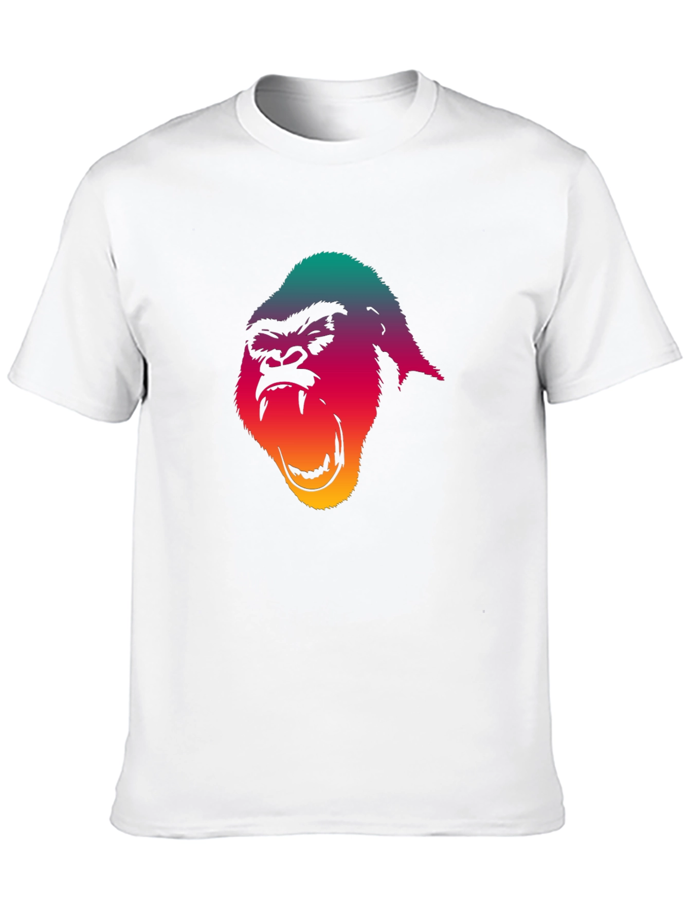 Gorilla Graphic Print Black T-Shirt