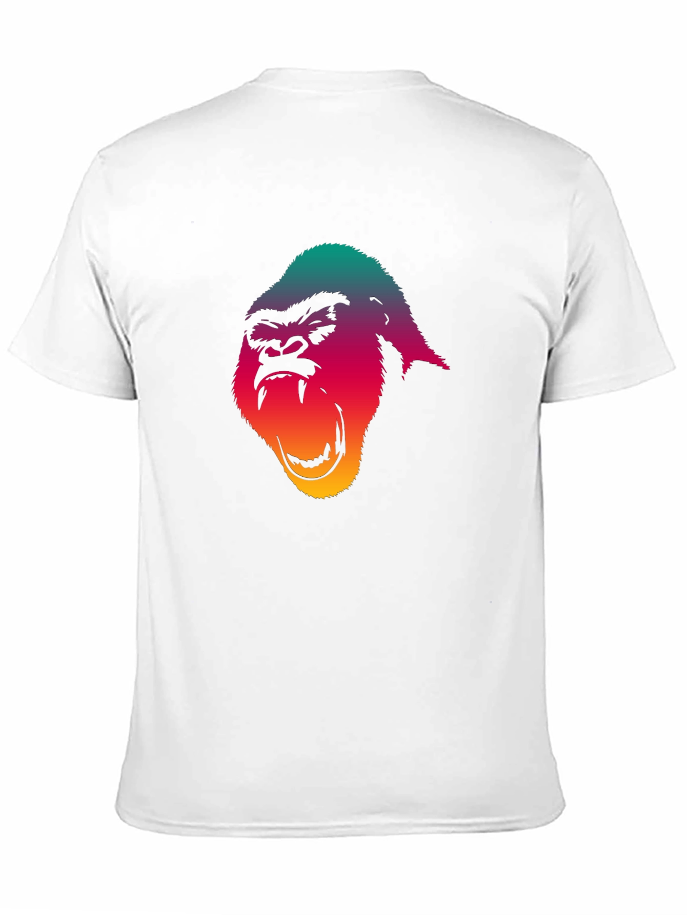 Gorilla Graphic Print Black T-Shirt