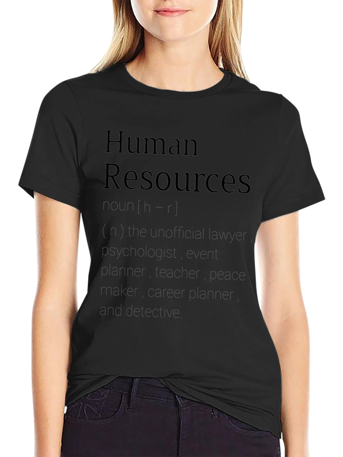 Human Resources HR Definition Graphic T-Shirt