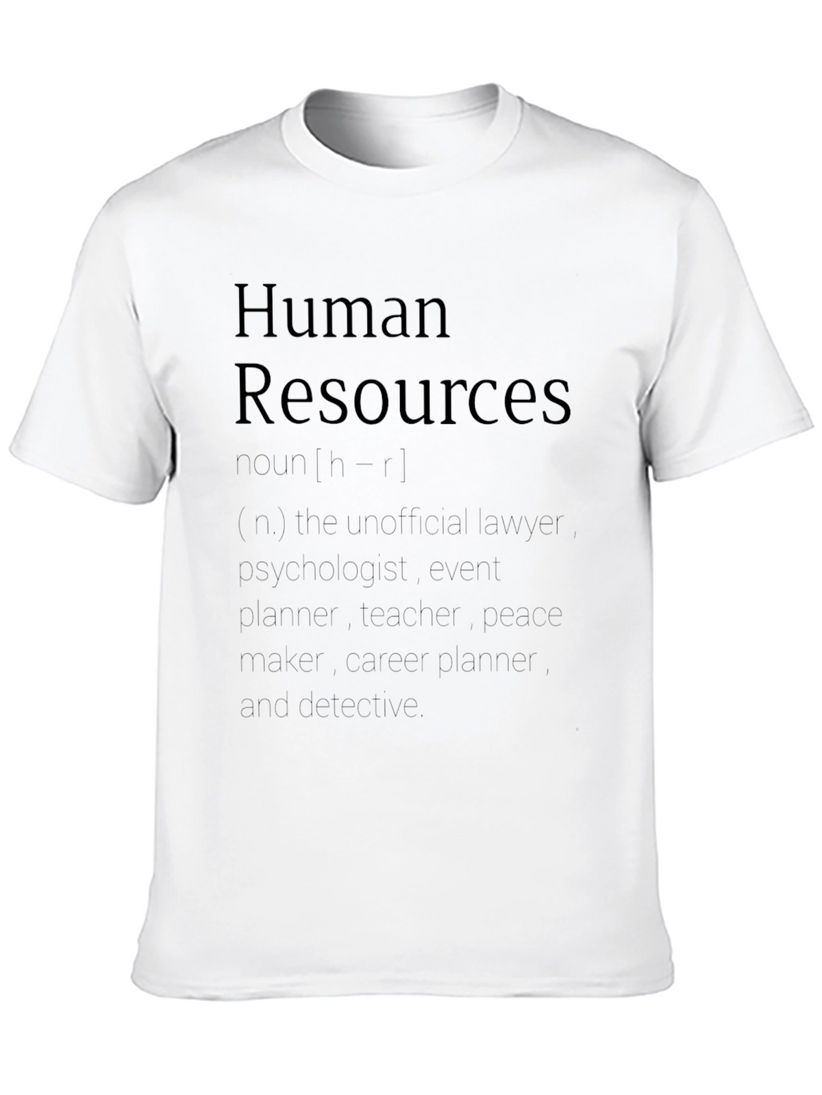 Human Resources HR Definition Graphic T-Shirt