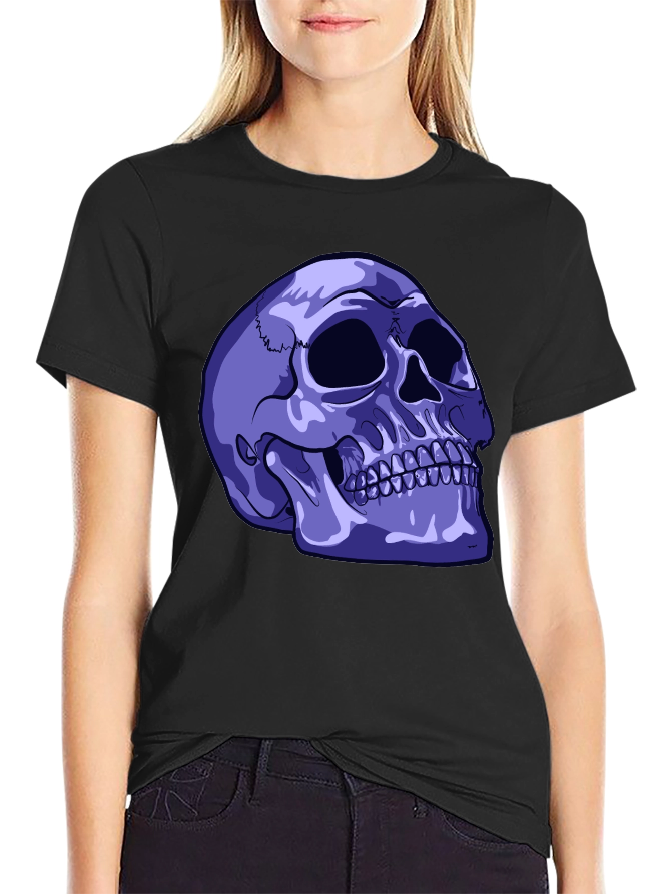 Skull Graphic T-Shirt - Edgy Style