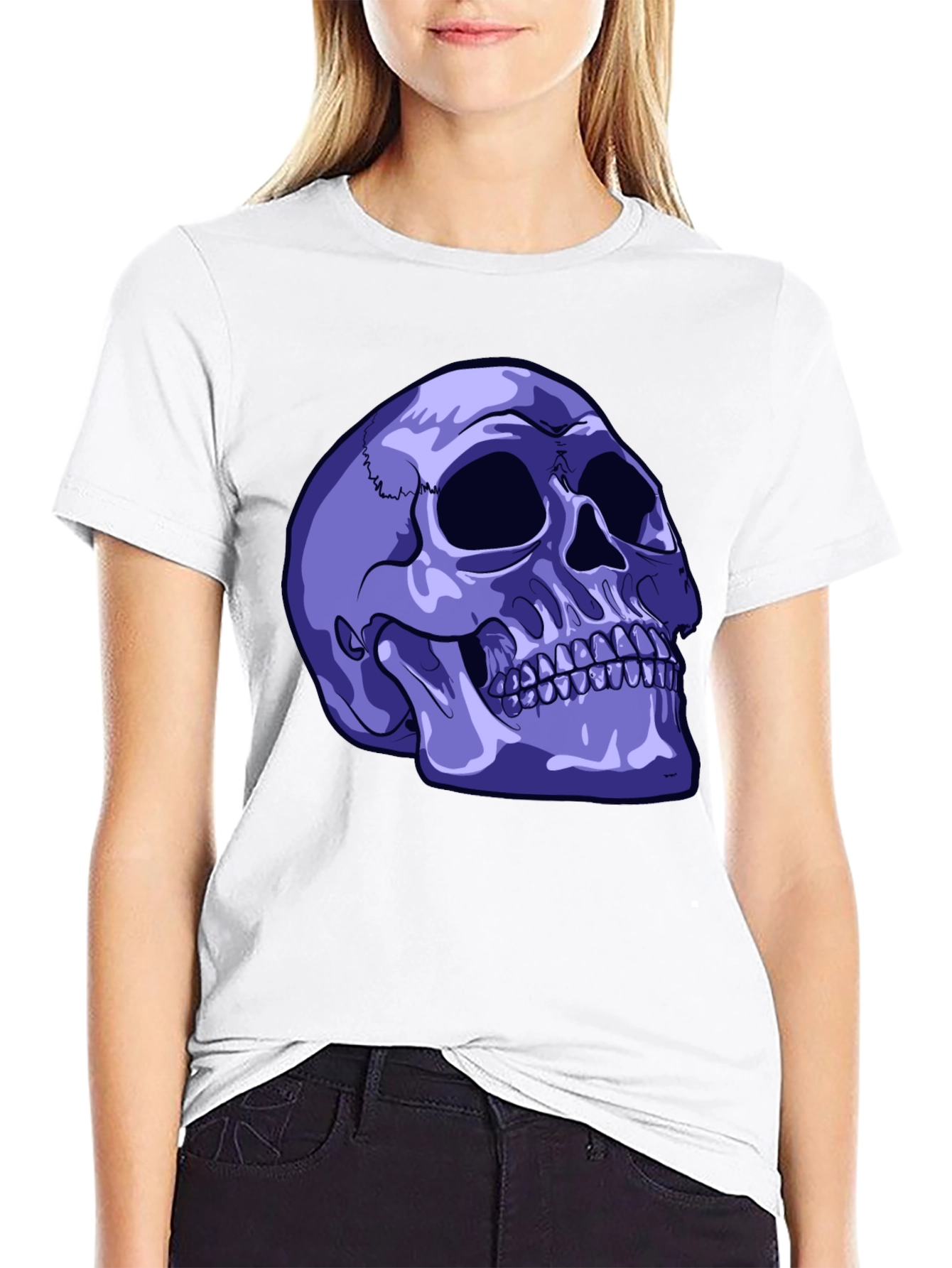 Skull Graphic T-Shirt - Edgy Style