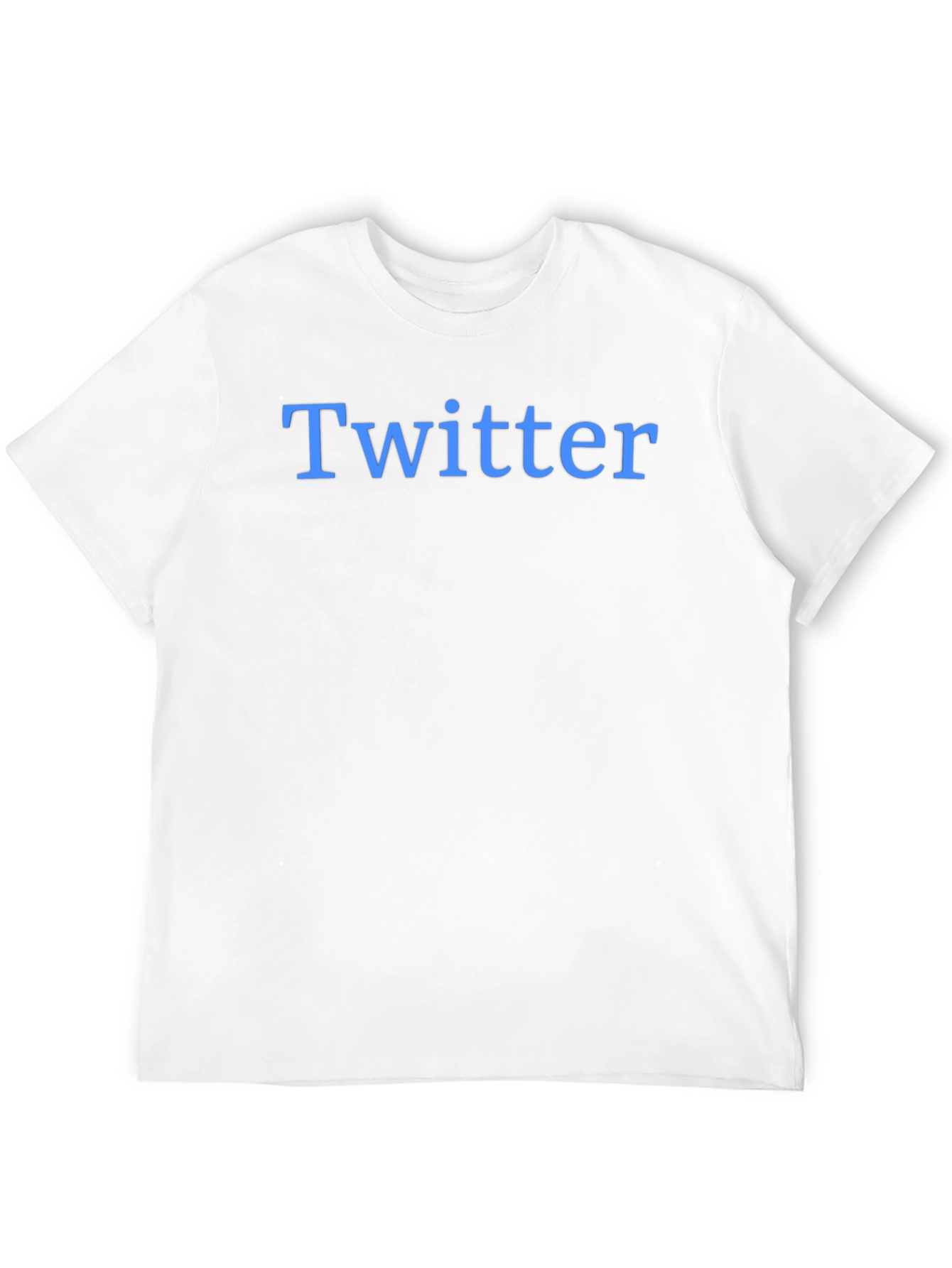 Twitter Logo T-Shirt - Black Cotton Tee