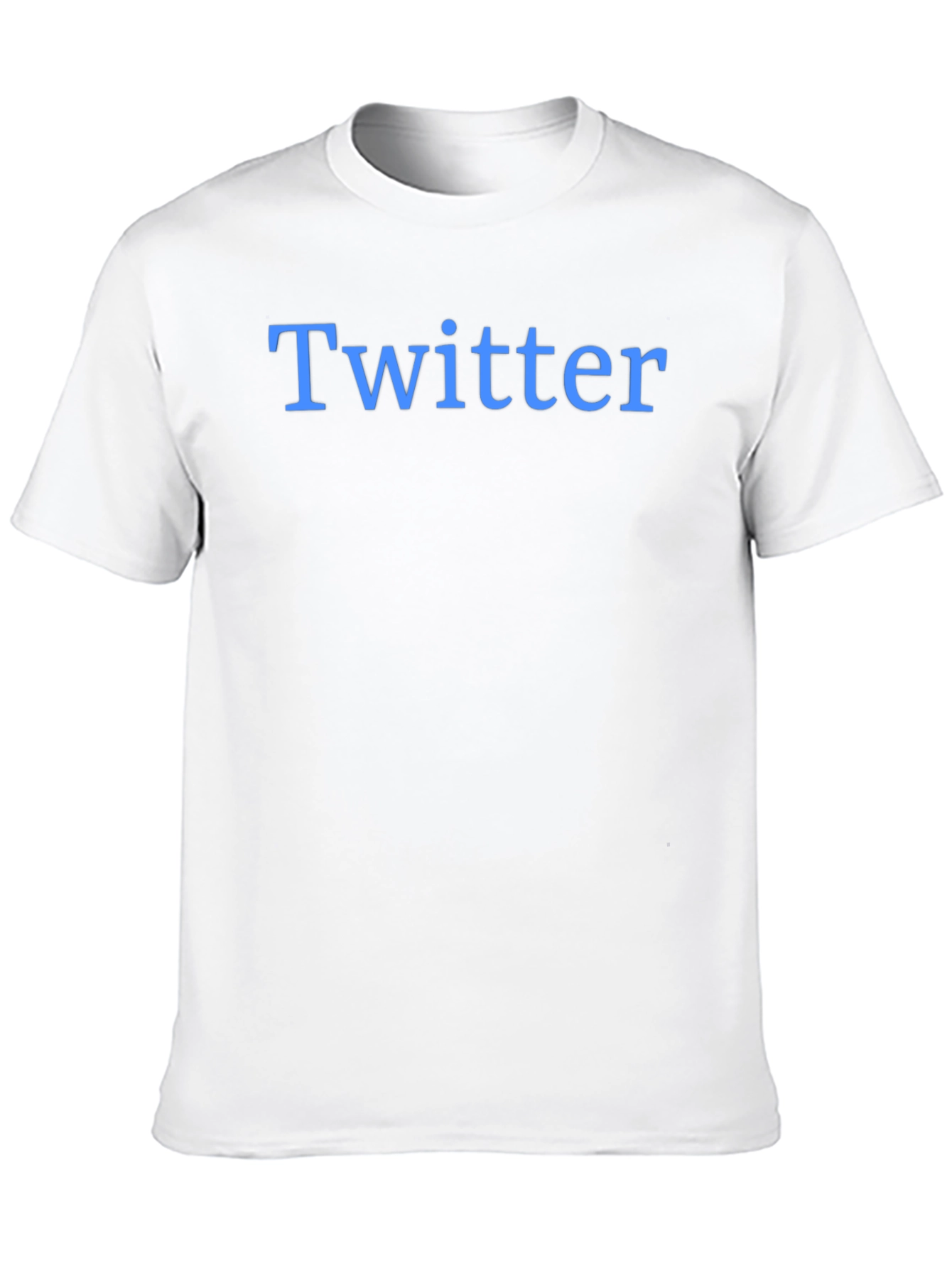 Twitter Logo T-Shirt - Black Cotton Tee