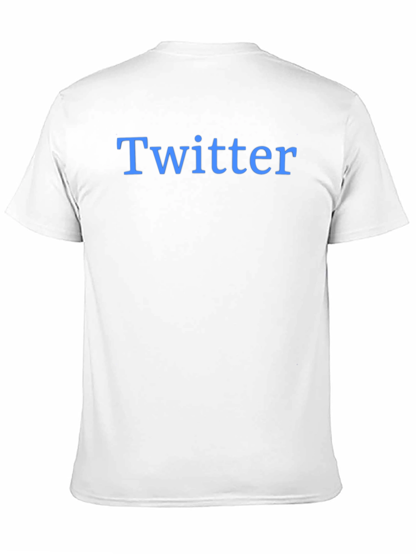 Twitter Logo T-Shirt - Black Cotton Tee