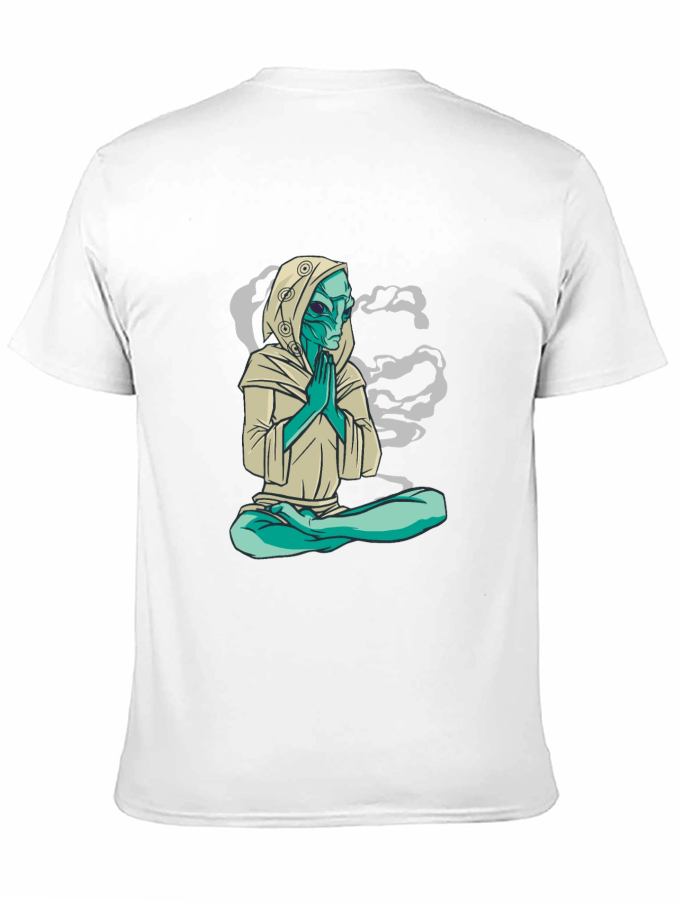 Alien Meditation T-Shirt - Spiritual Sci-Fi Tee