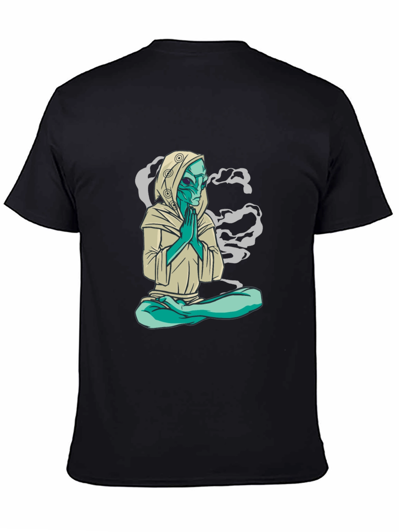 Alien Meditation T-Shirt - Spiritual Sci-Fi Tee