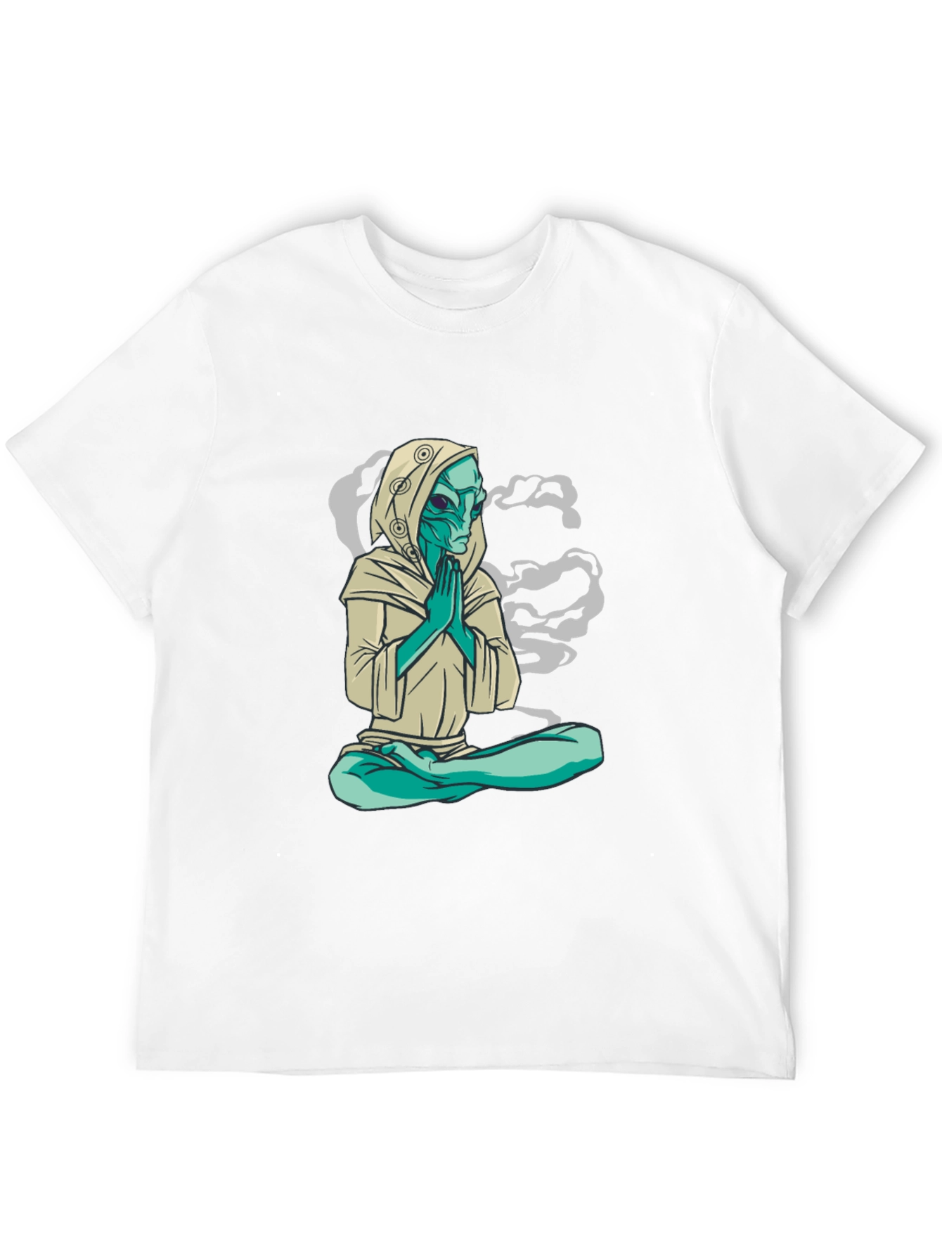 Alien Meditation T-Shirt - Spiritual Sci-Fi Tee