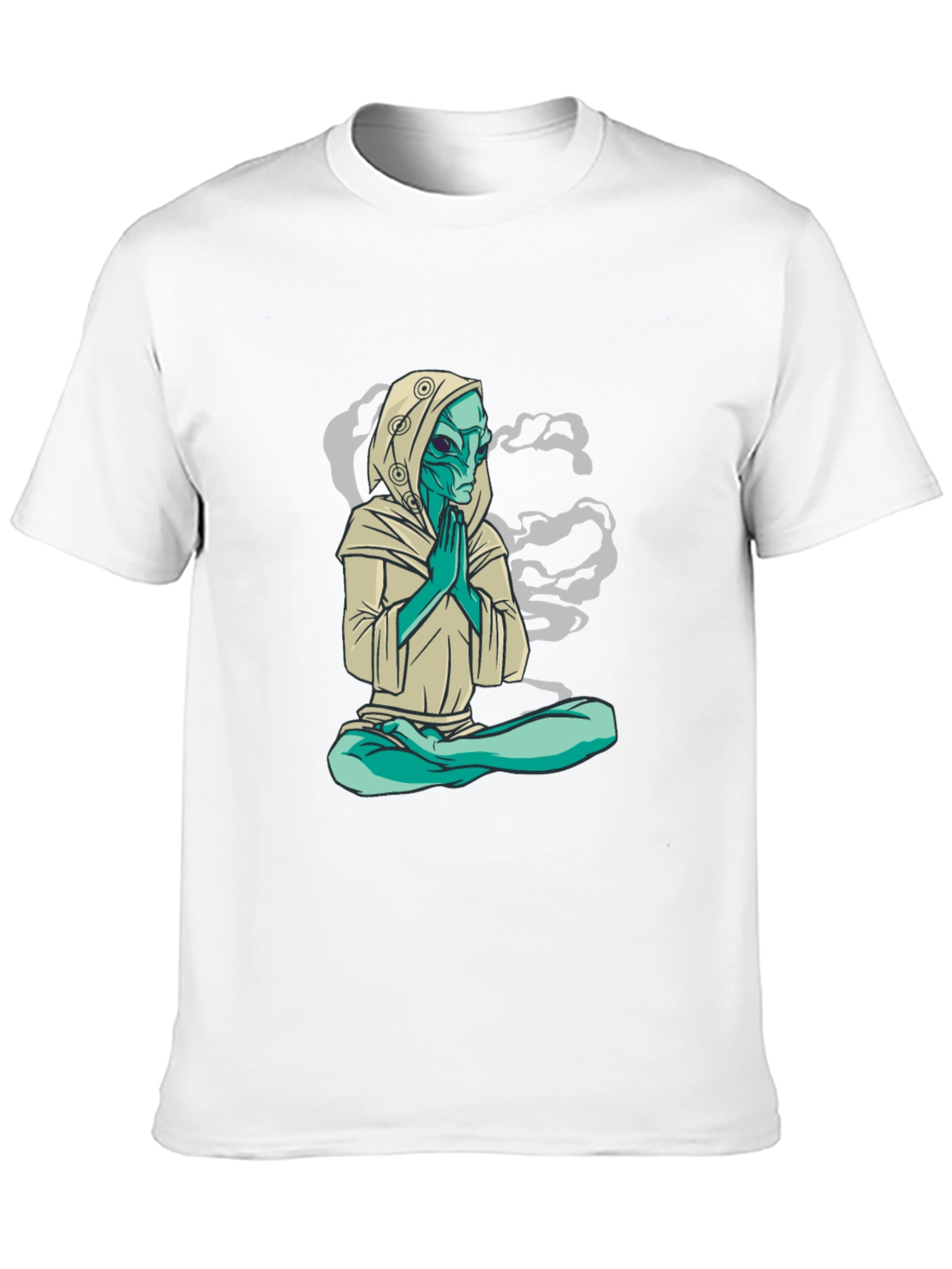 Alien Meditation T-Shirt - Spiritual Sci-Fi Tee