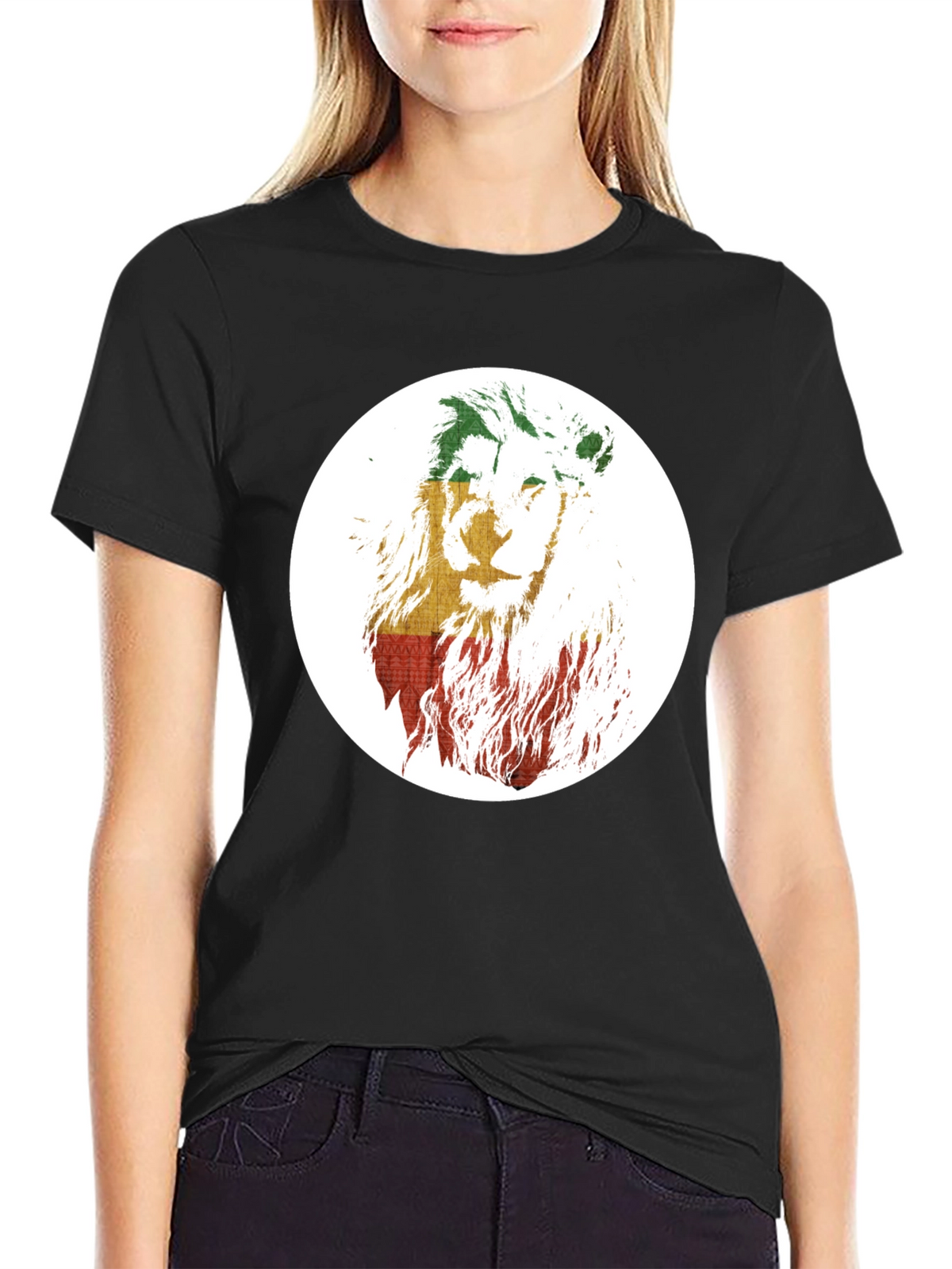Rasta Lion T-Shirt - Reggae Inspired Graphic Tee