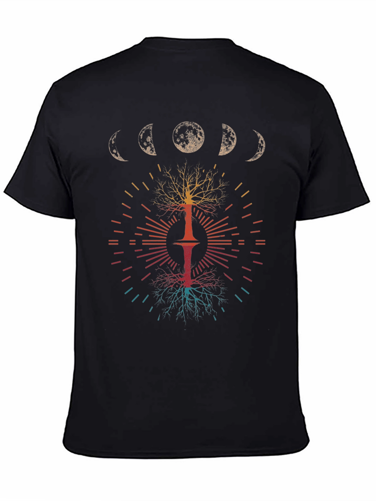 Moon Phase Tree Graphic Tee