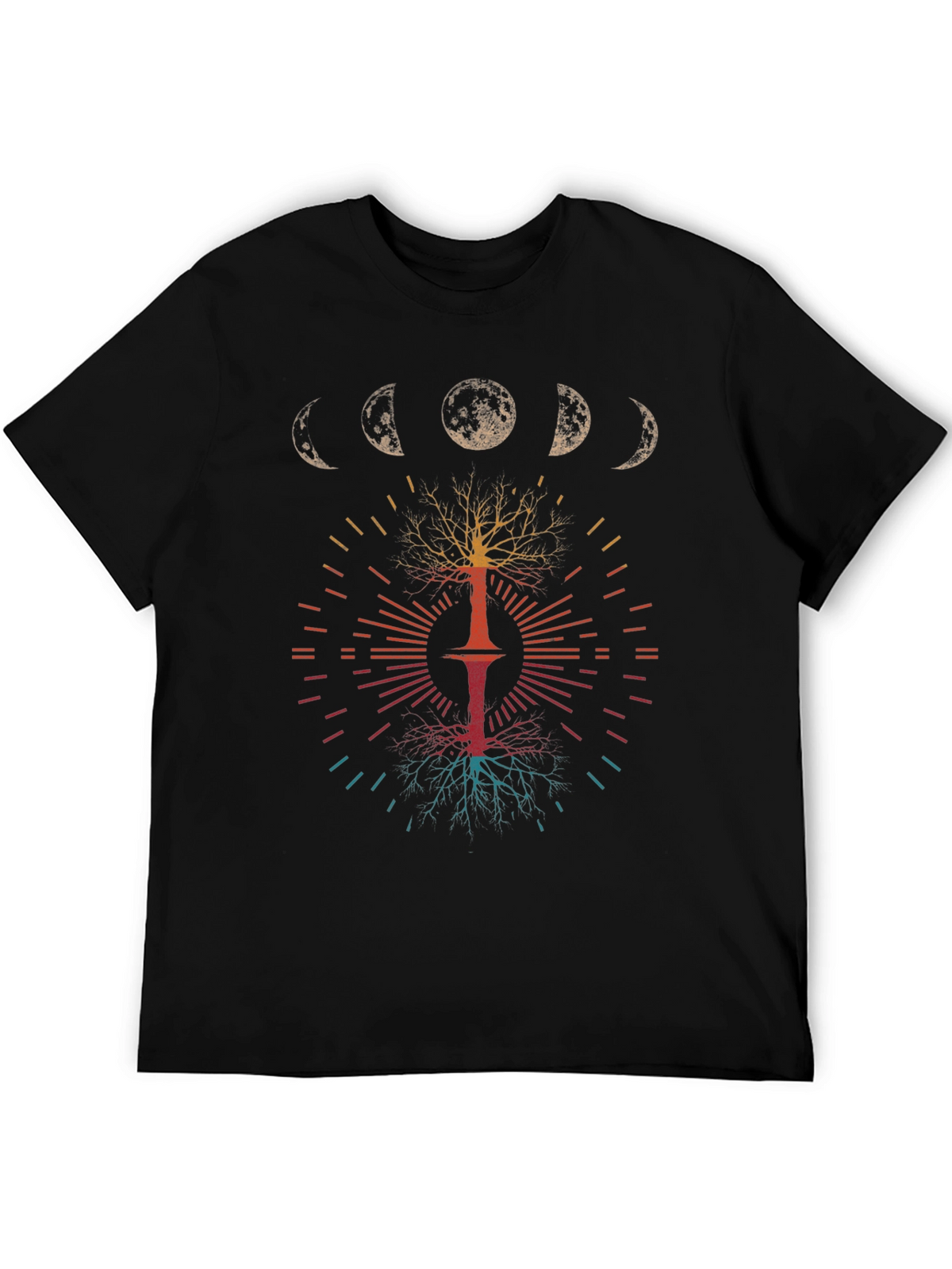 Moon Phase Tree Graphic Tee