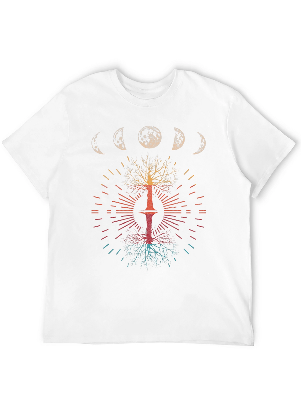 Moon Phase Tree Graphic Tee
