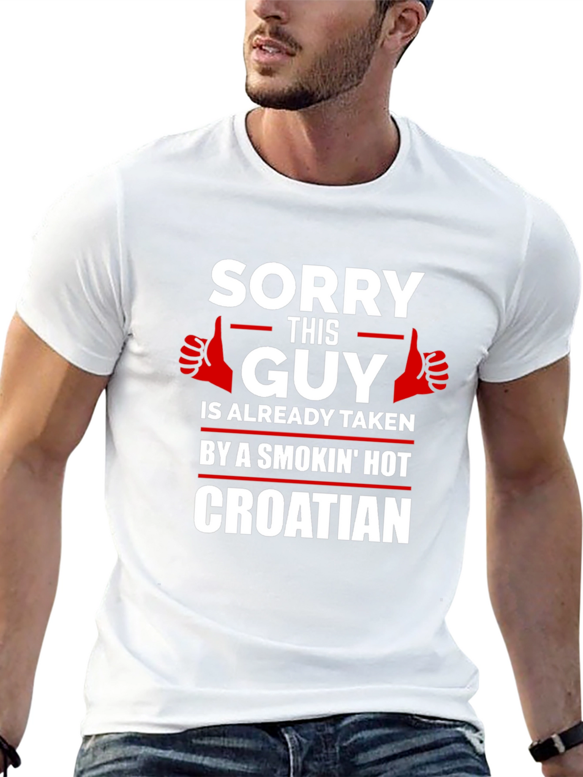 Funny Taken by Croatian T-Shirt - Novelty Gift