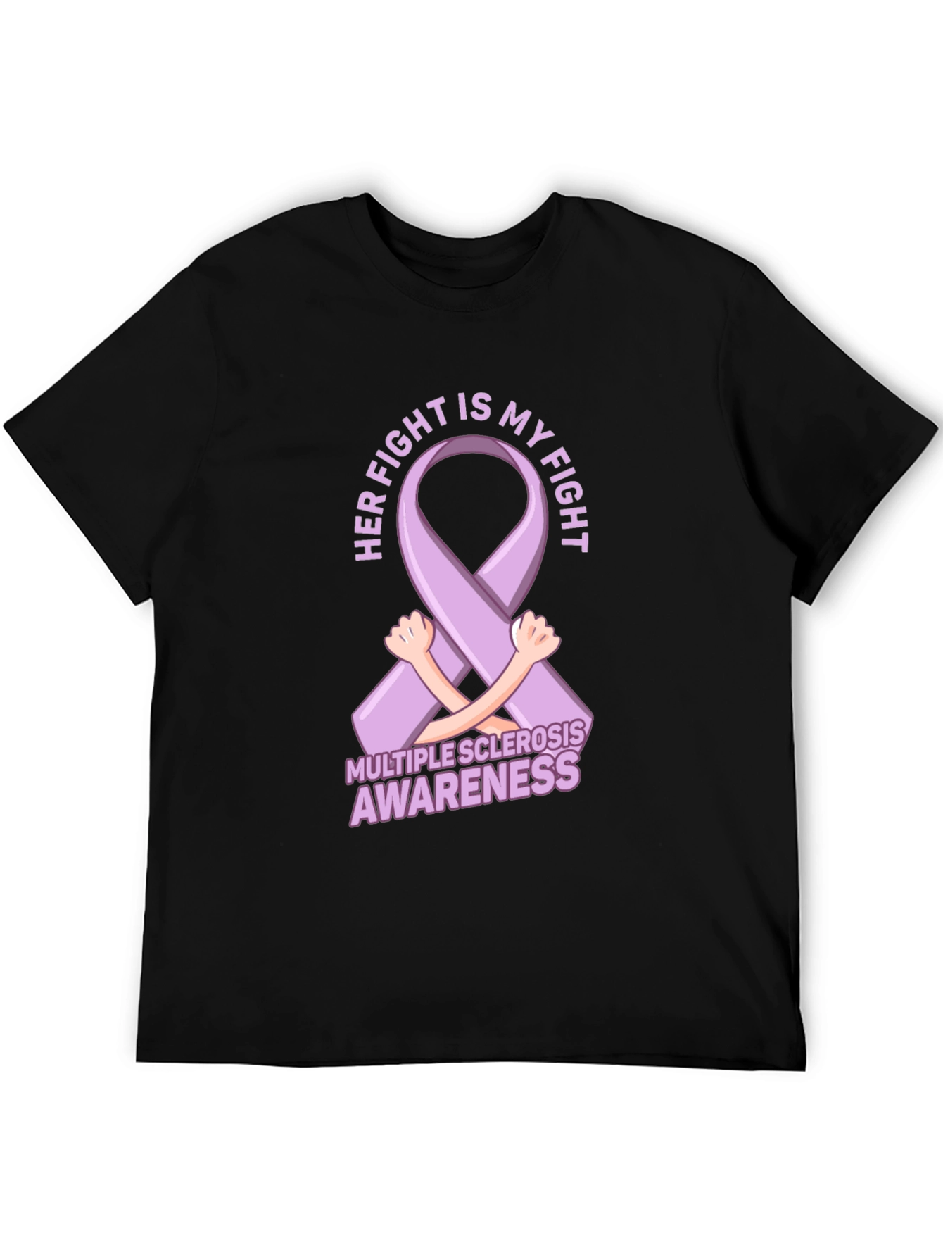Multiple Sclerosis Awareness Ribbon T-Shirt