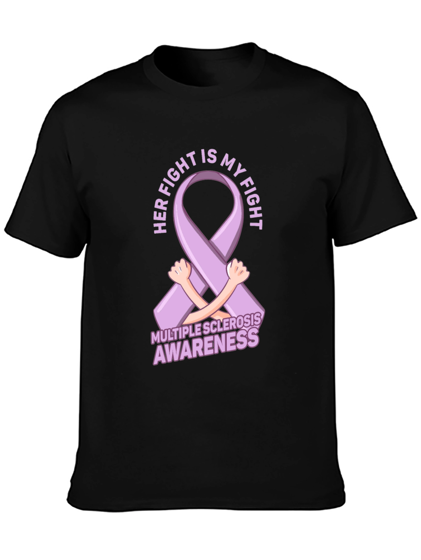 Multiple Sclerosis Awareness Ribbon T-Shirt