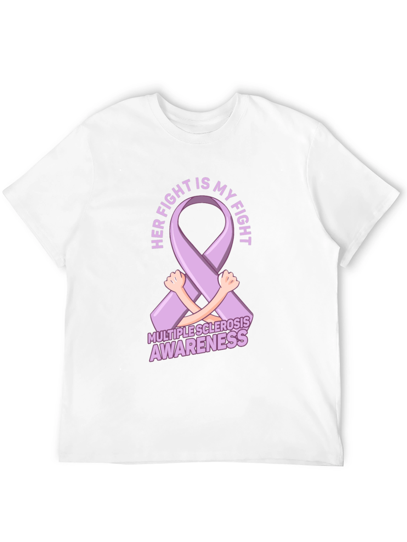 Multiple Sclerosis Awareness Ribbon T-Shirt