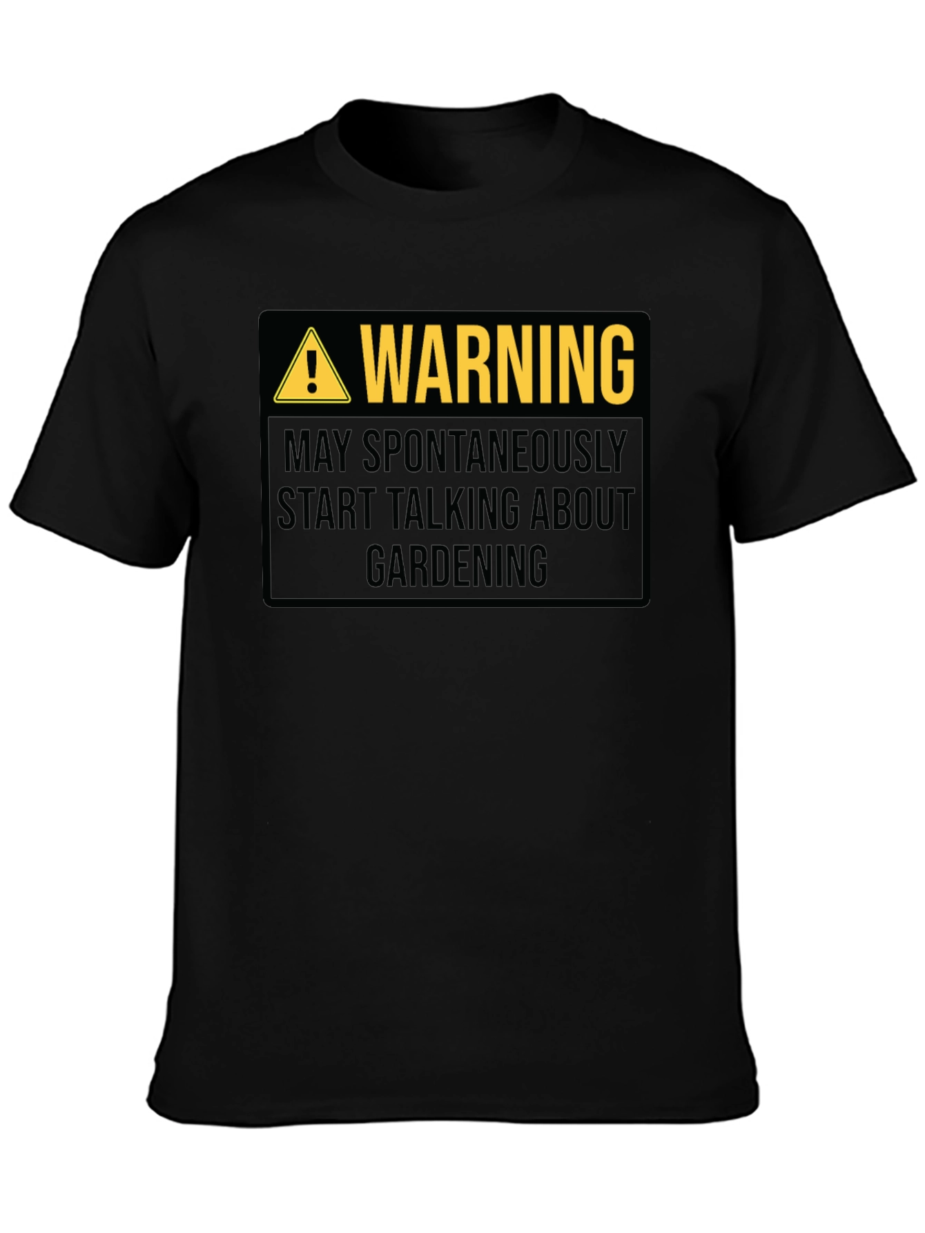 Warning May Spontaneously Talk About Gardening T-Shirt