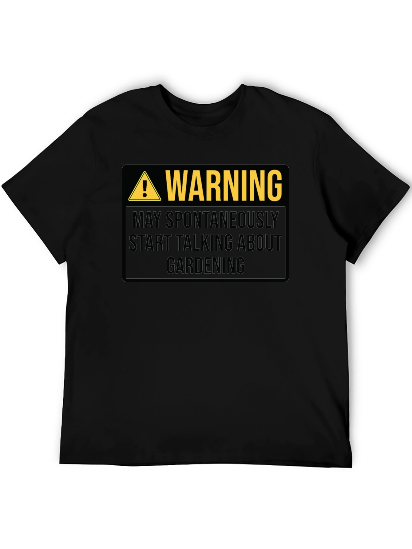 Warning May Spontaneously Talk About Gardening T-Shirt