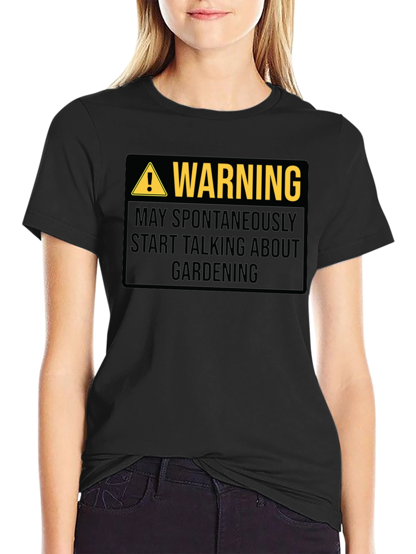 Warning May Spontaneously Talk About Gardening T-Shirt