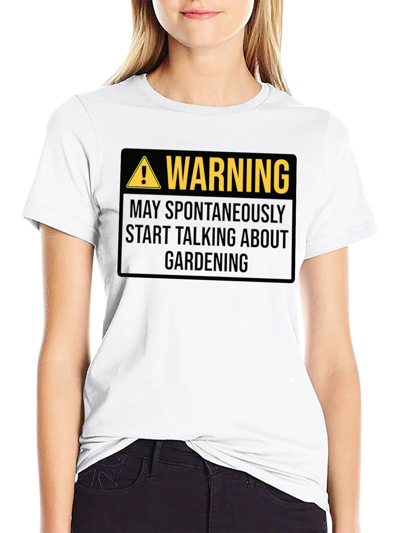 Warning May Spontaneously Talk About Gardening T-Shirt