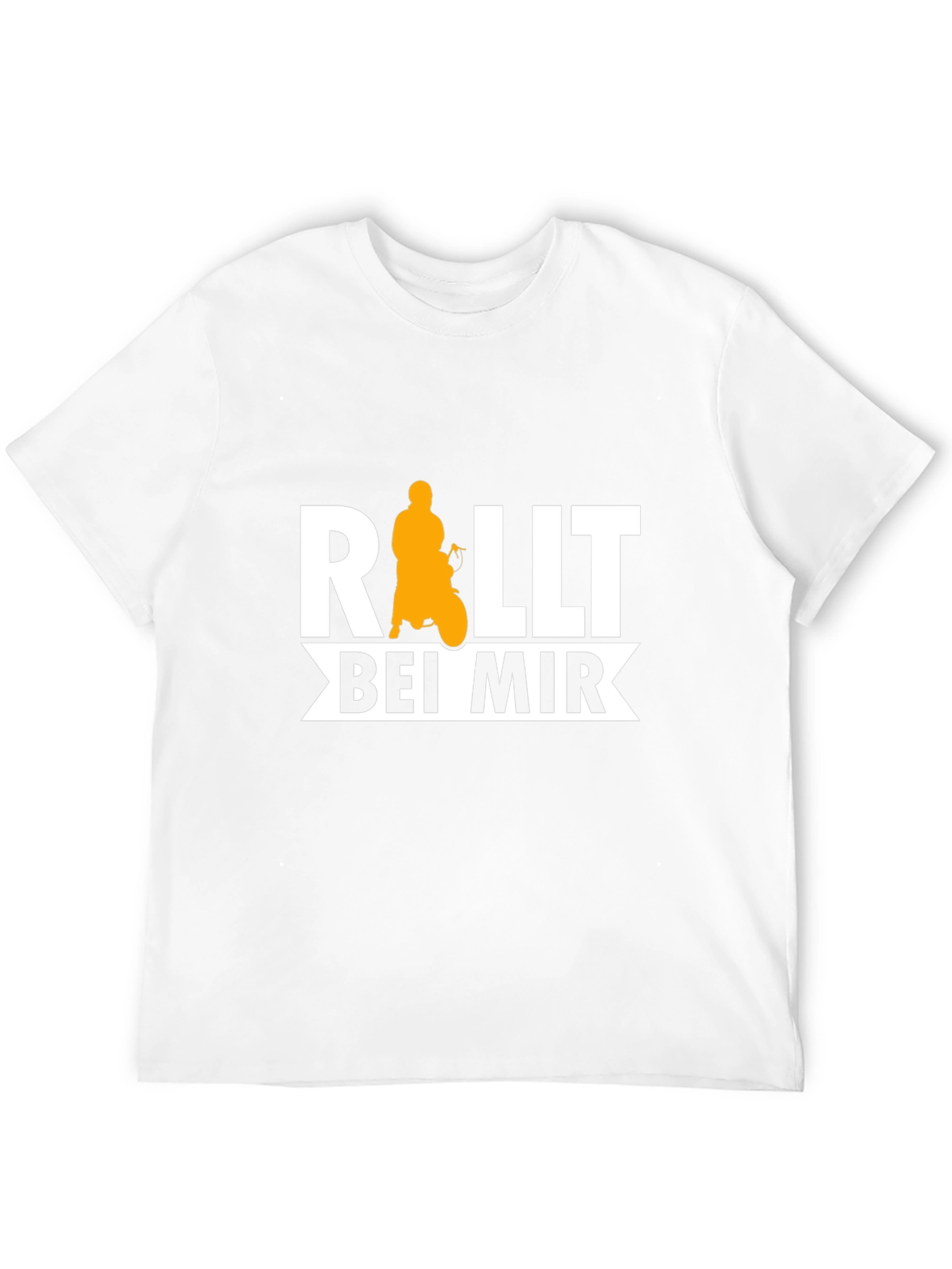 Roll With Me T-Shirt - Motorbike Design