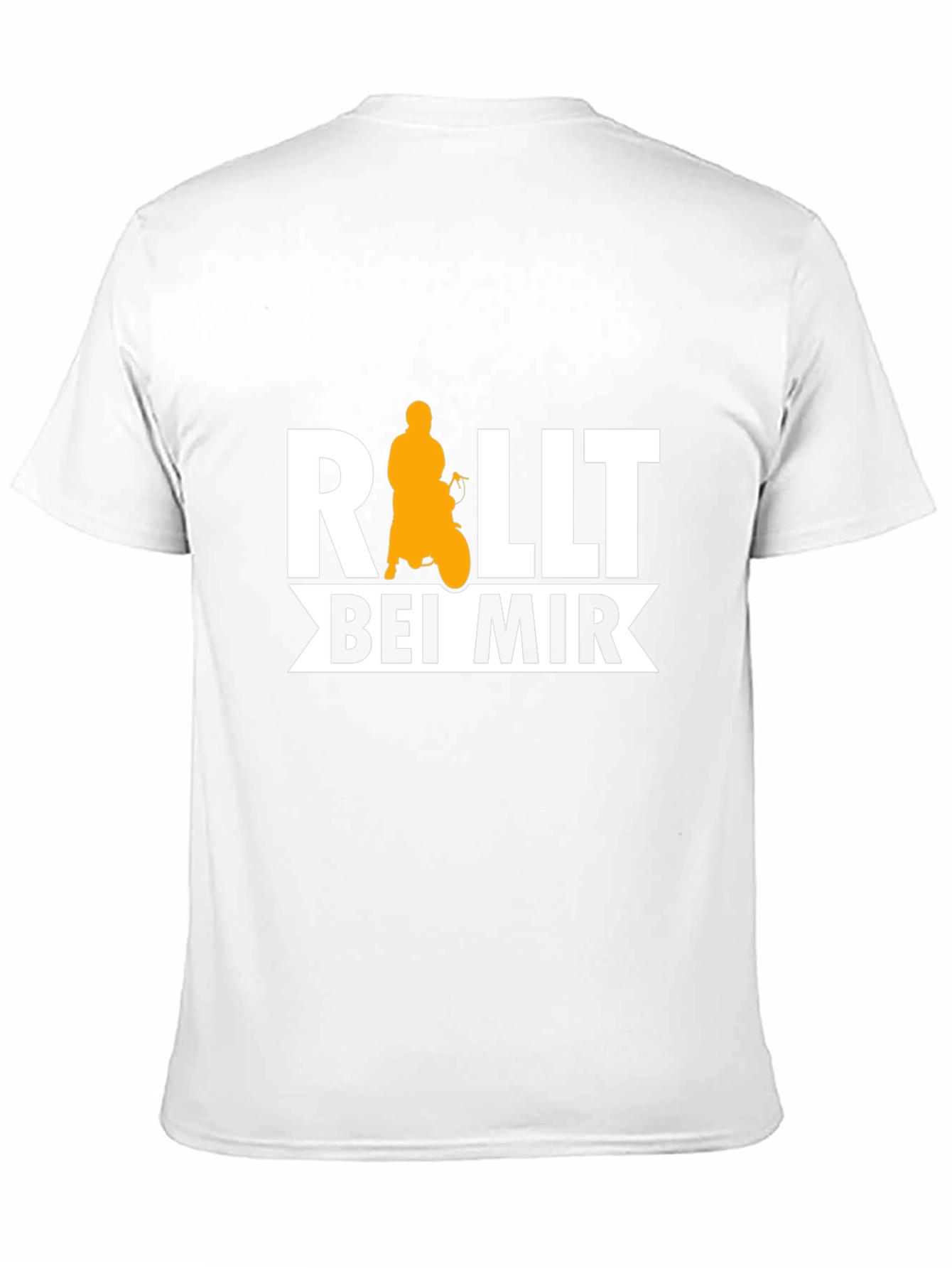 Roll With Me T-Shirt - Motorbike Design