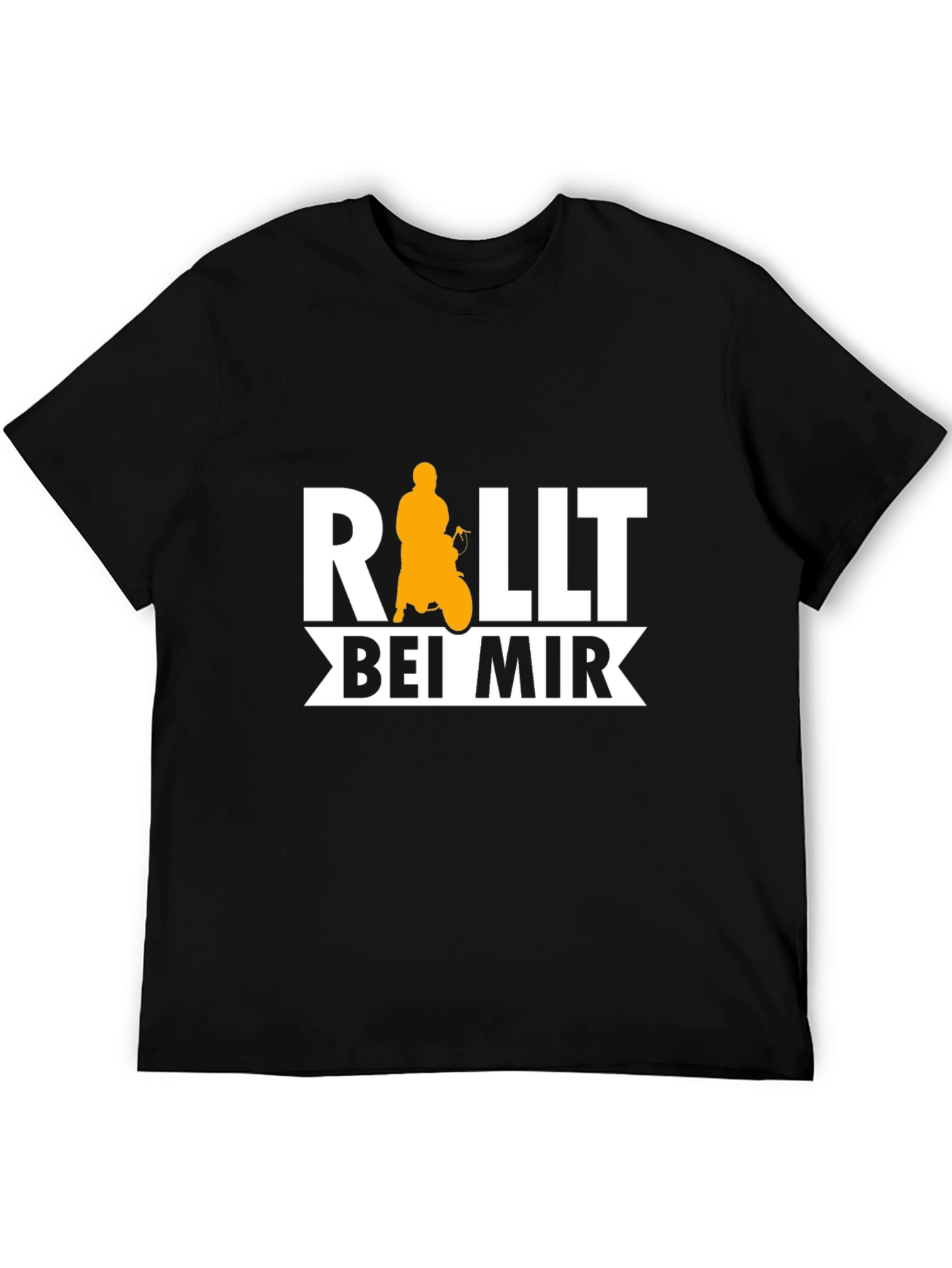 Roll With Me T-Shirt - Motorbike Design