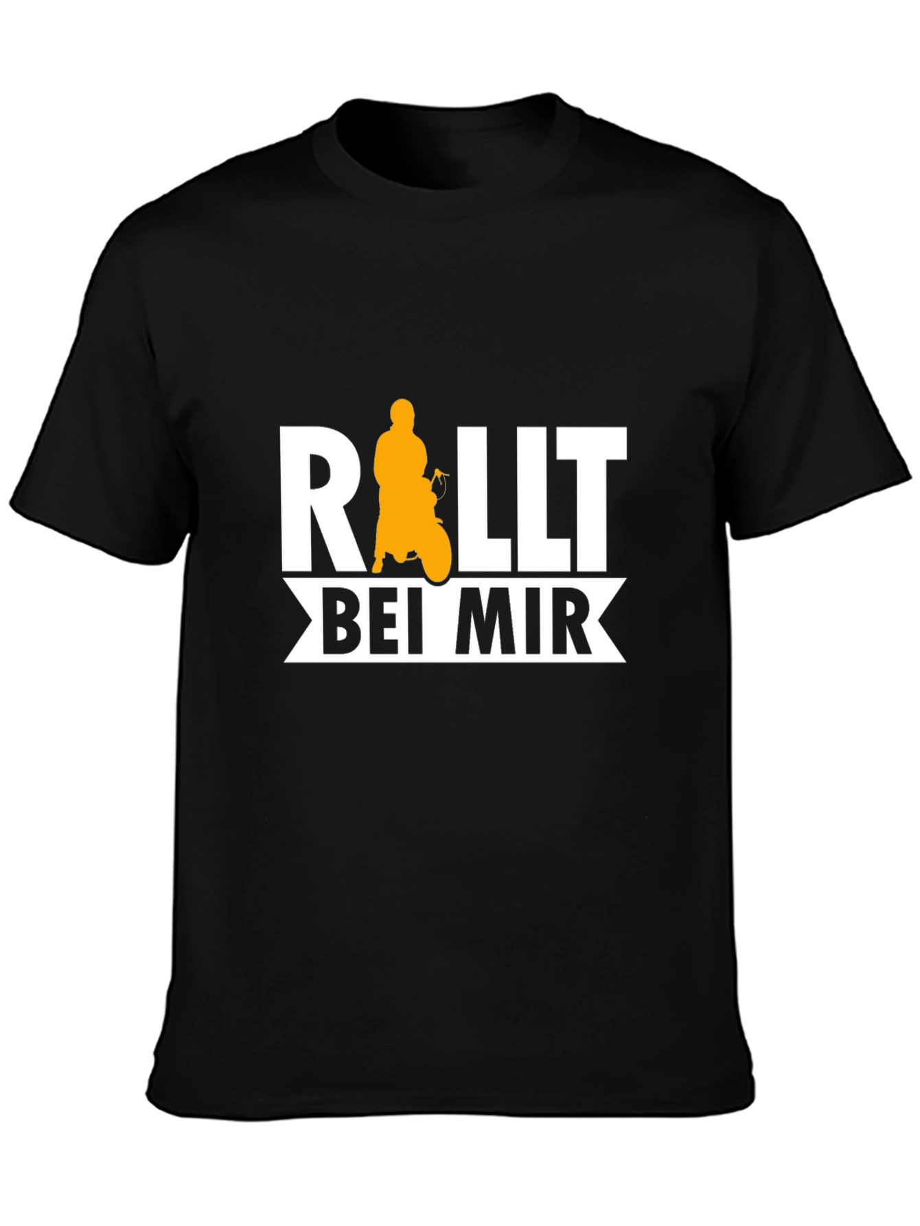 Roll With Me T-Shirt - Motorbike Design