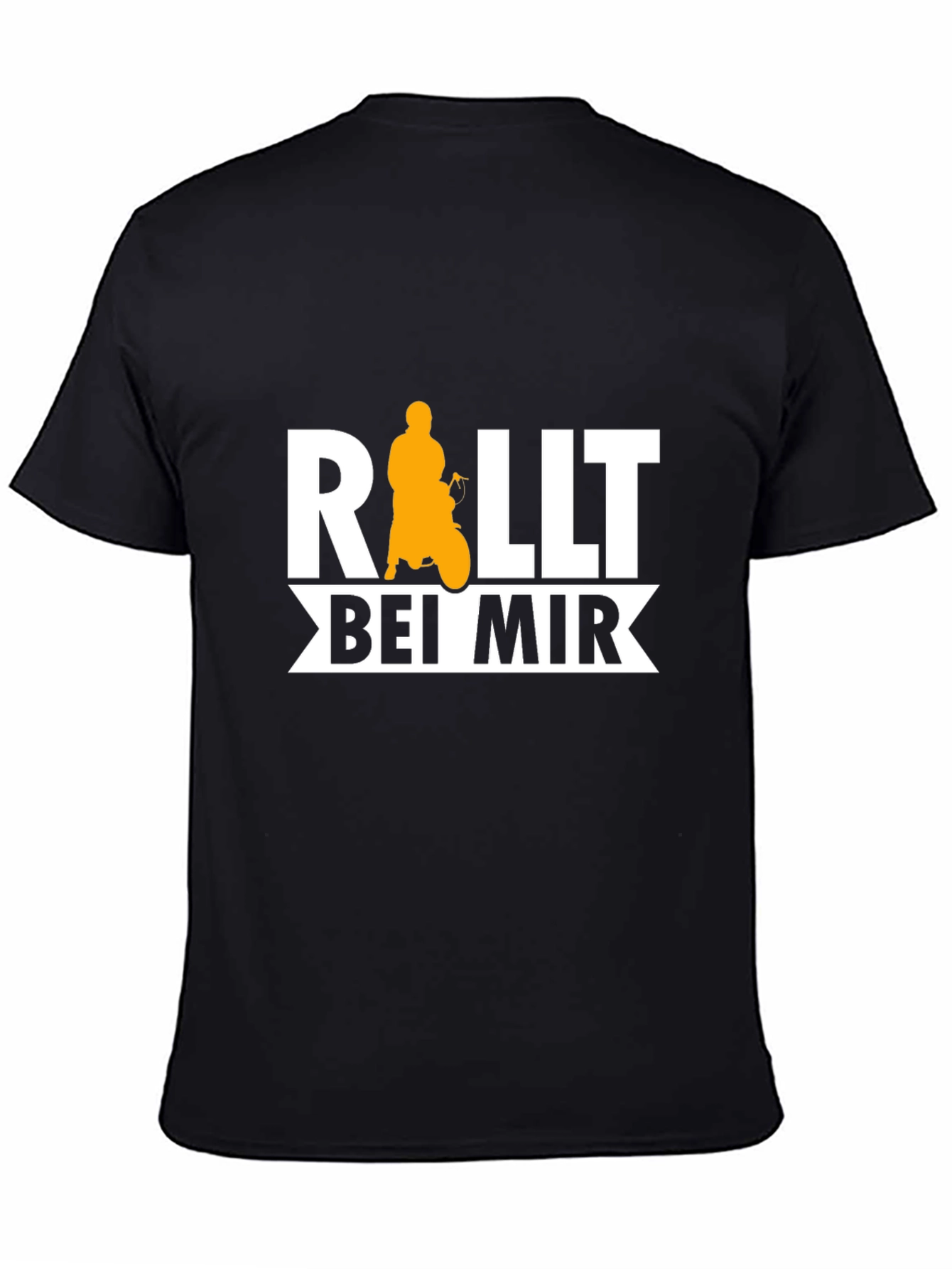 Roll With Me T-Shirt - Motorbike Design