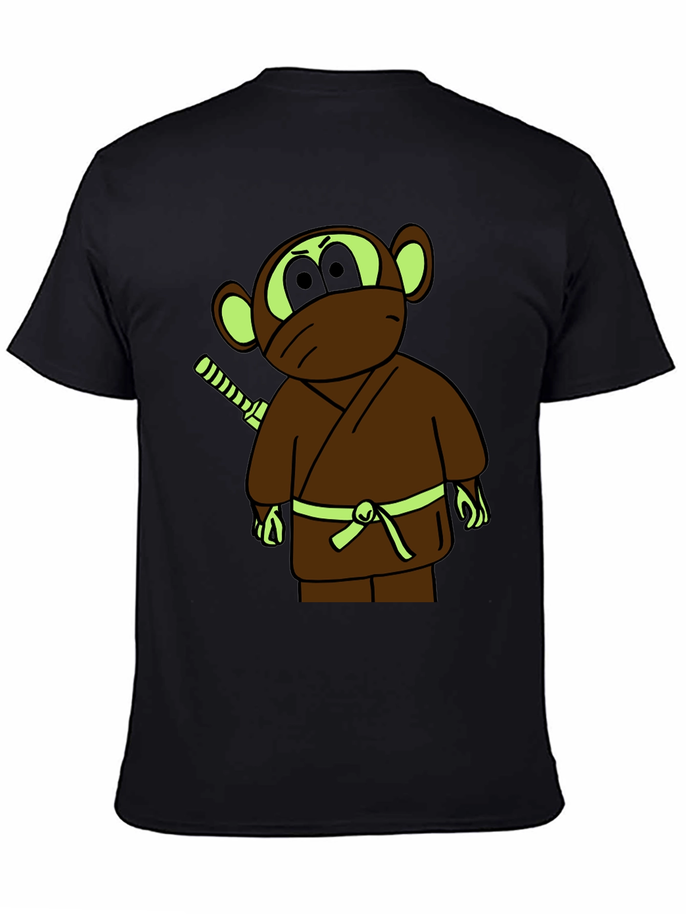 Ninja Monkey Graphic T-Shirt - Soft Cotton Blend