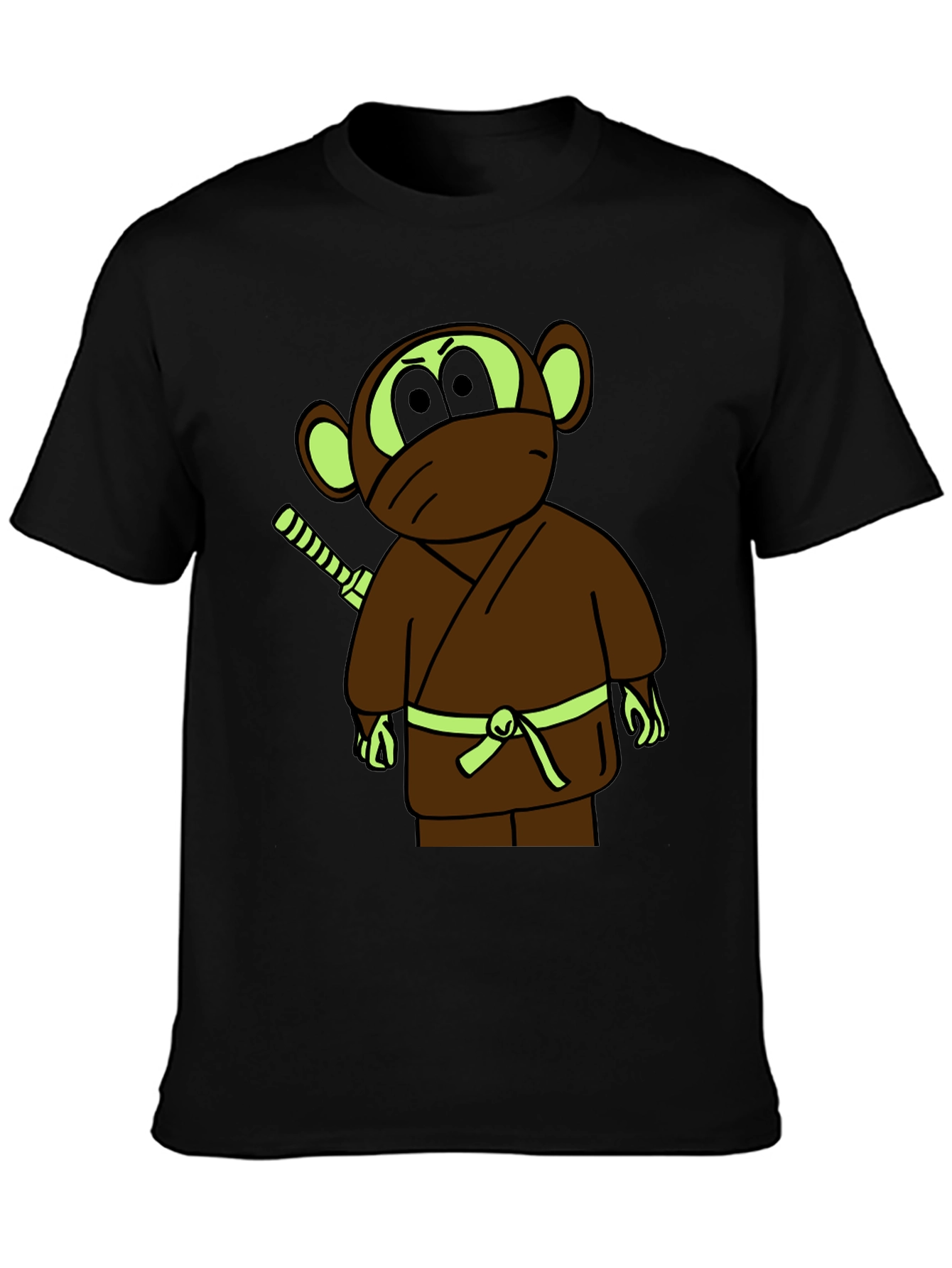 Ninja Monkey Graphic T-Shirt - Soft Cotton Blend
