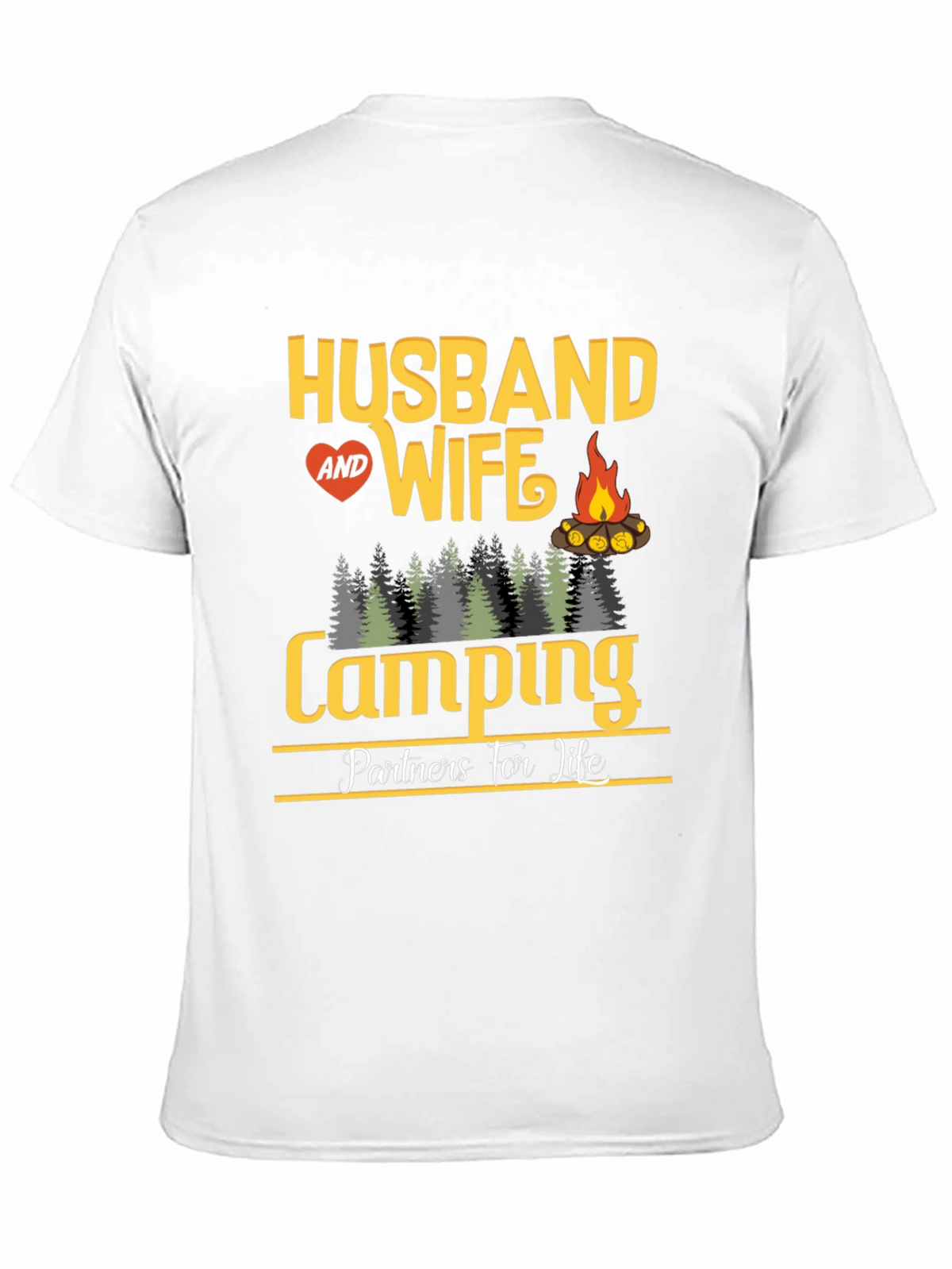 Husband and Wife Camping Partners T-Shirt