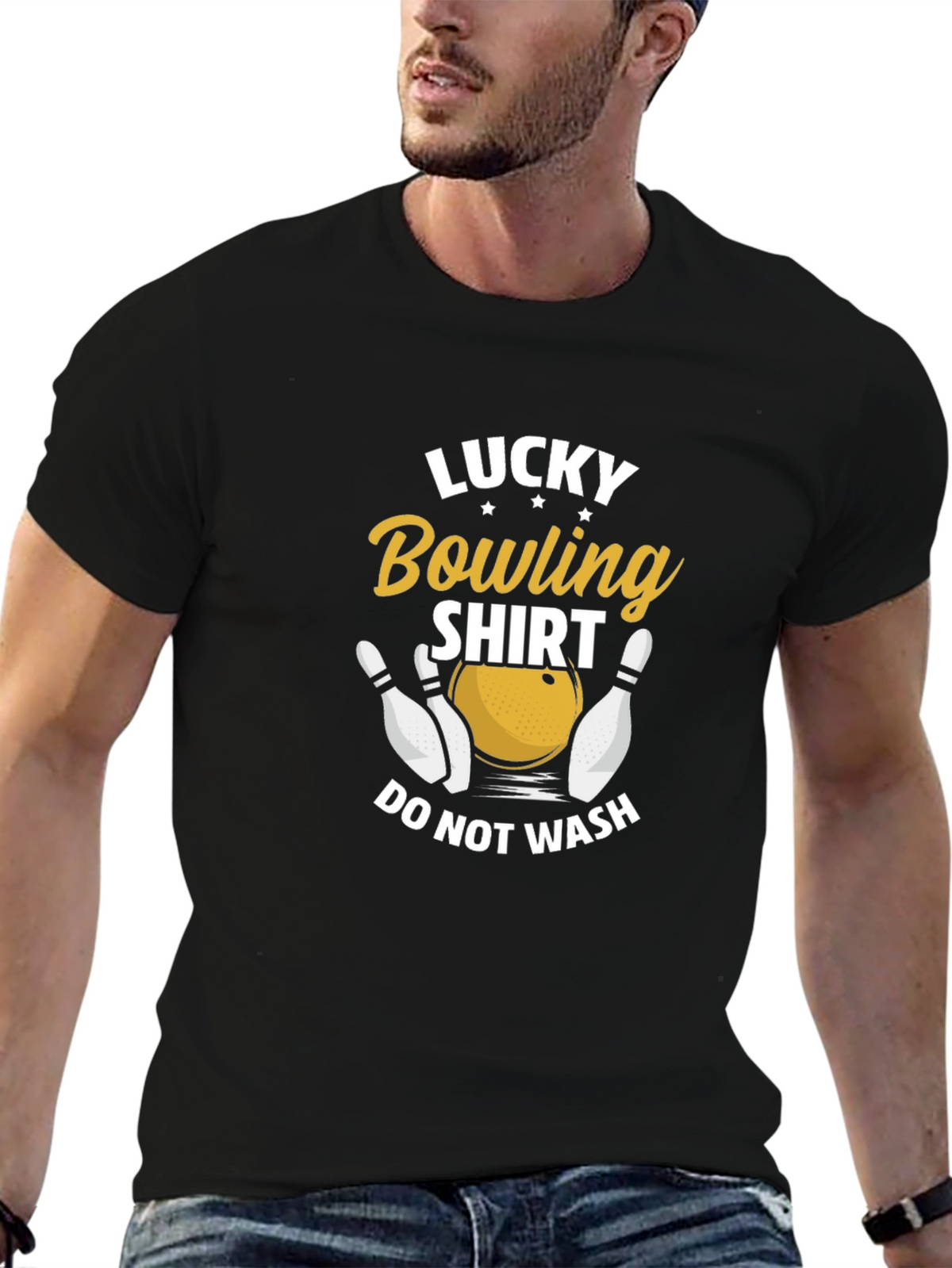 Lucky Bowling Shirt - Mens Graphic Tee