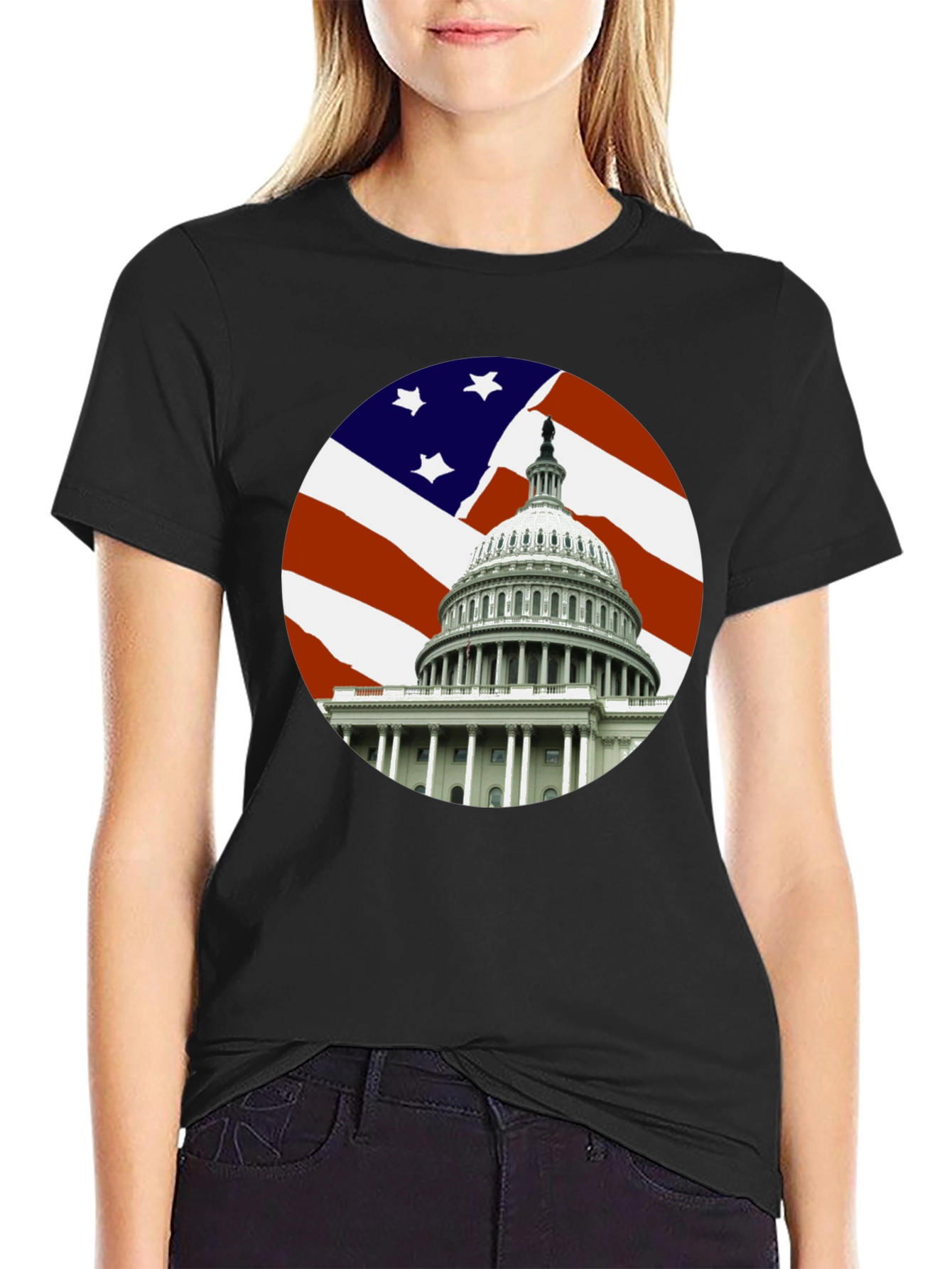 Capitol Building T-Shirt - Patriotic Tee